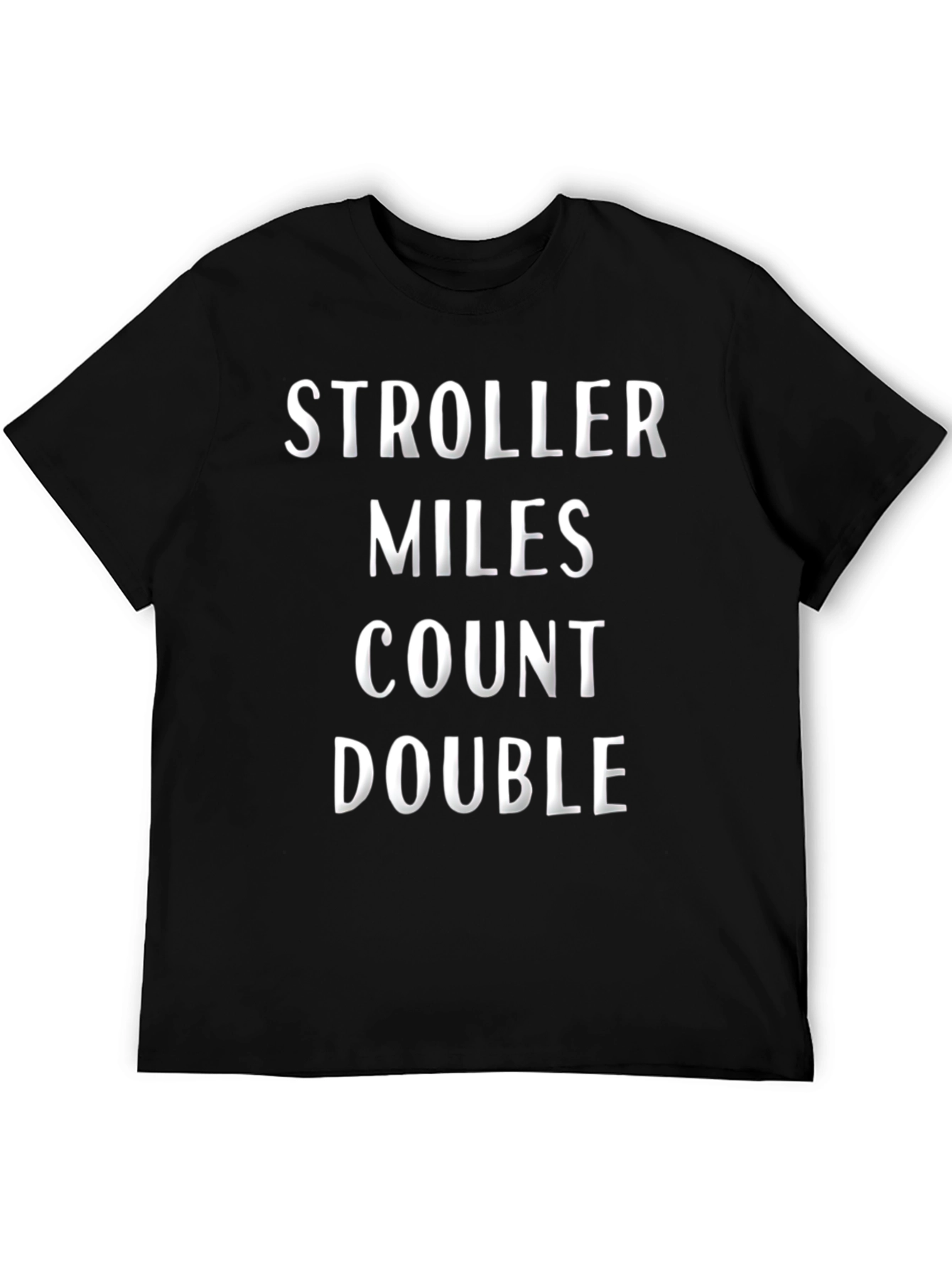 Stroller Miles Count Double T-Shirt