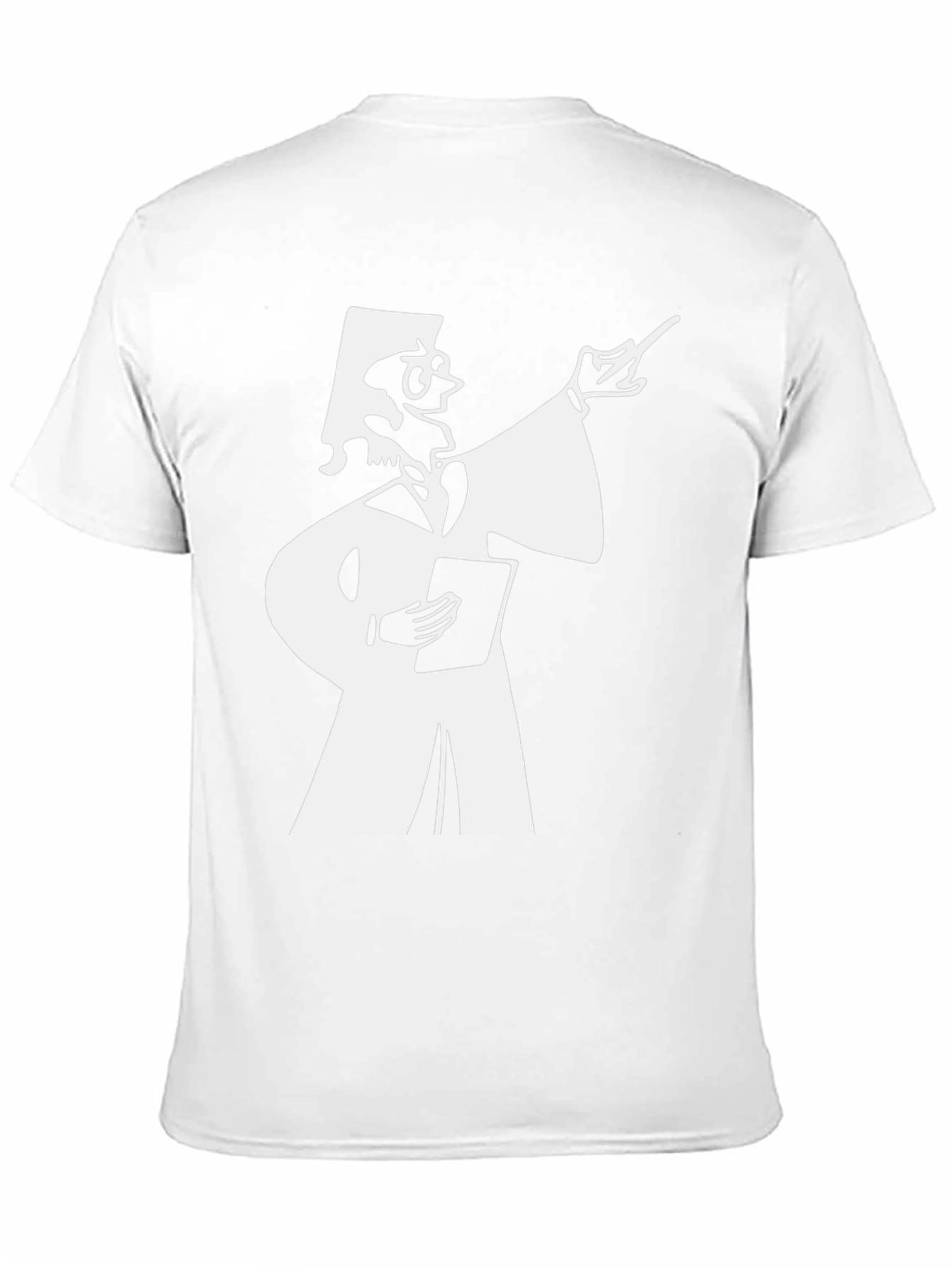 Funny Cartoon Teacher Black T-Shirt