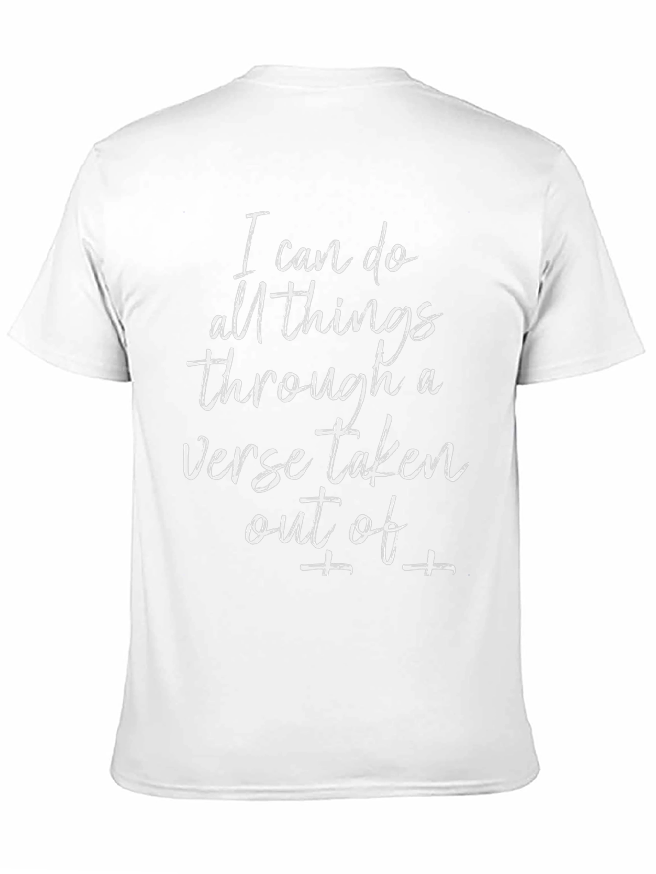 Inspirational Graphic Tee - Verse Quote Design