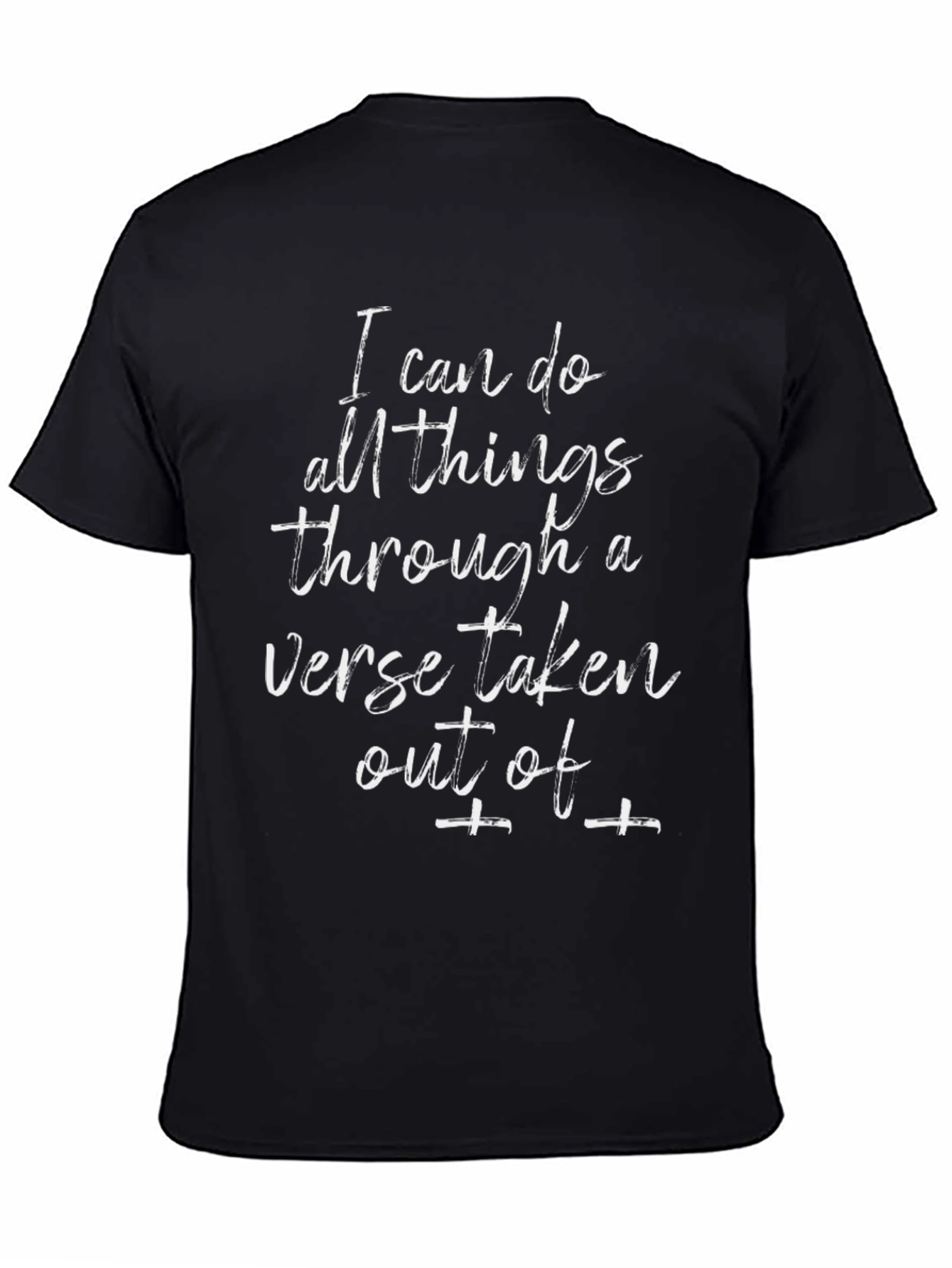 Inspirational Graphic Tee - Verse Quote Design