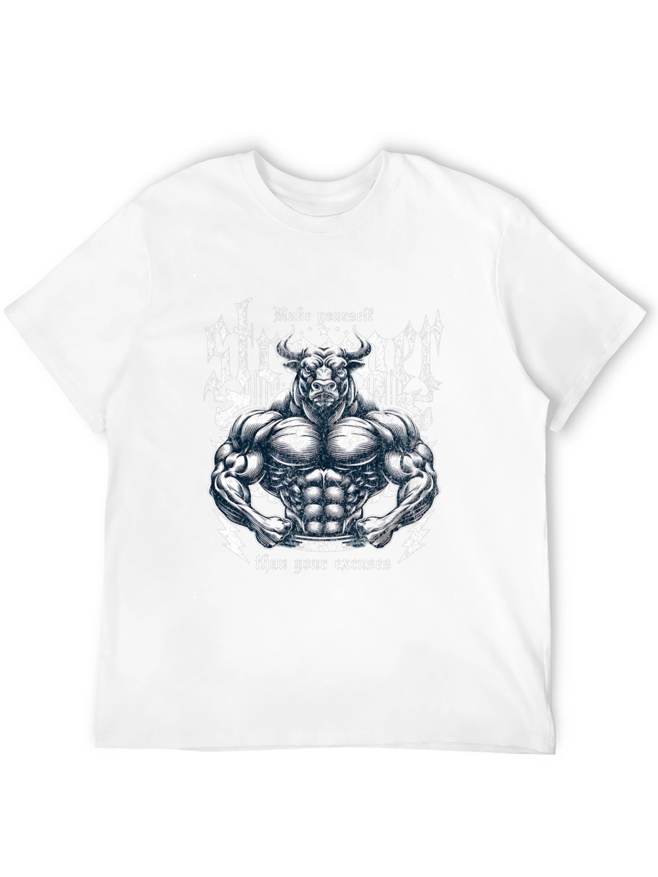 Stronger Than Excuses Graphic Tee - Black