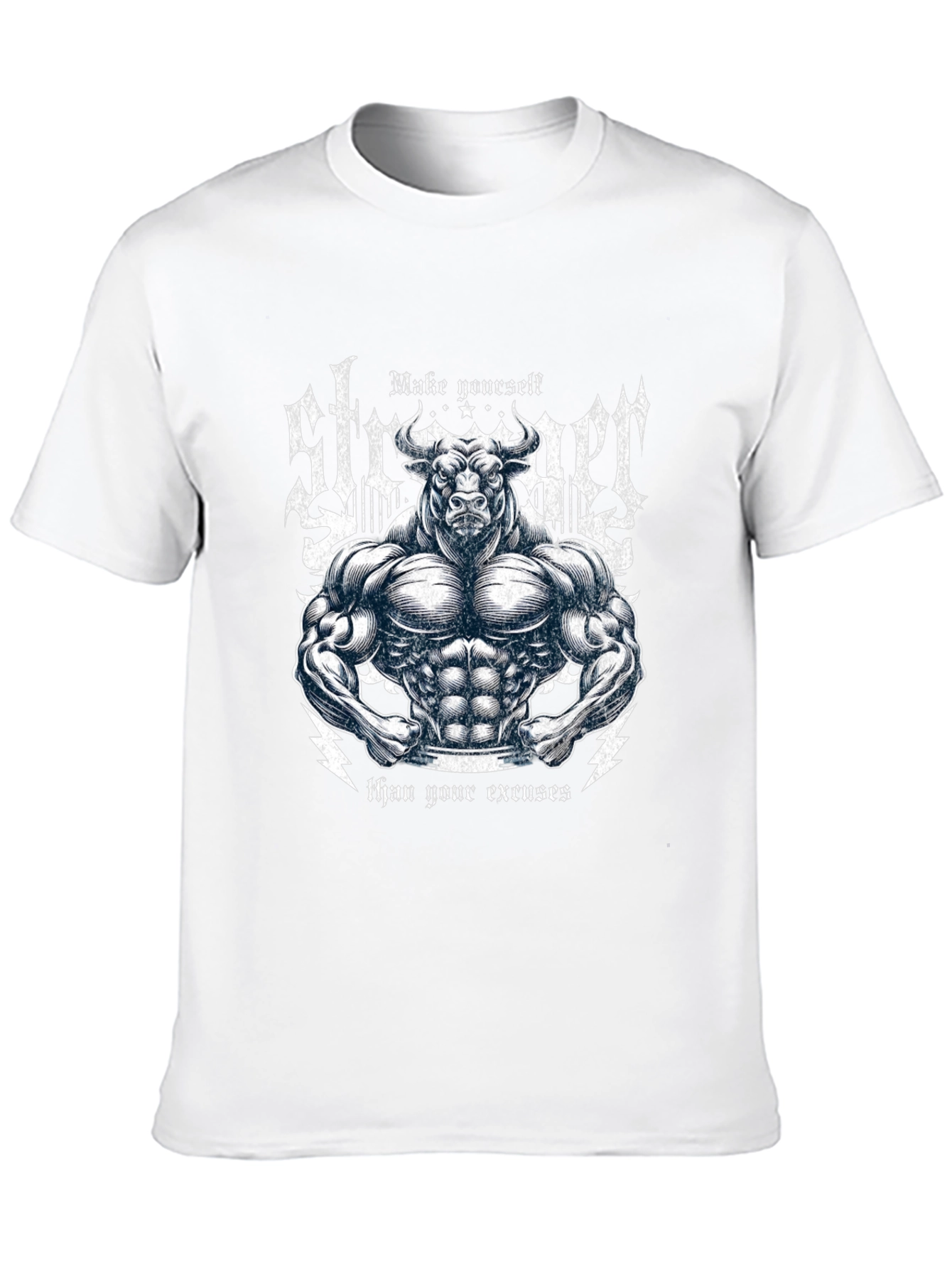 Stronger Than Excuses Graphic Tee - Black