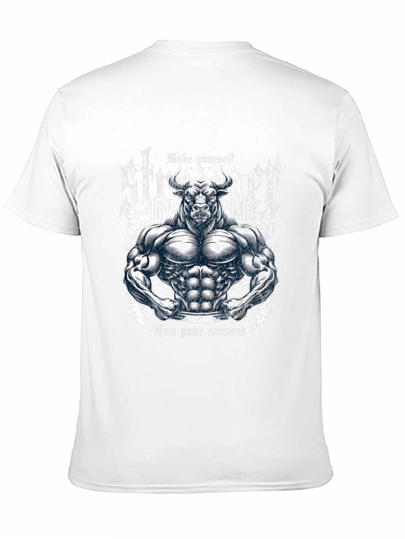 Stronger Than Excuses Graphic Tee - Black