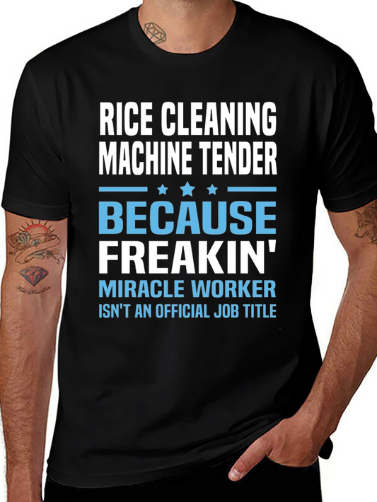 Rice Cleaning Machine Tender T-Shirt