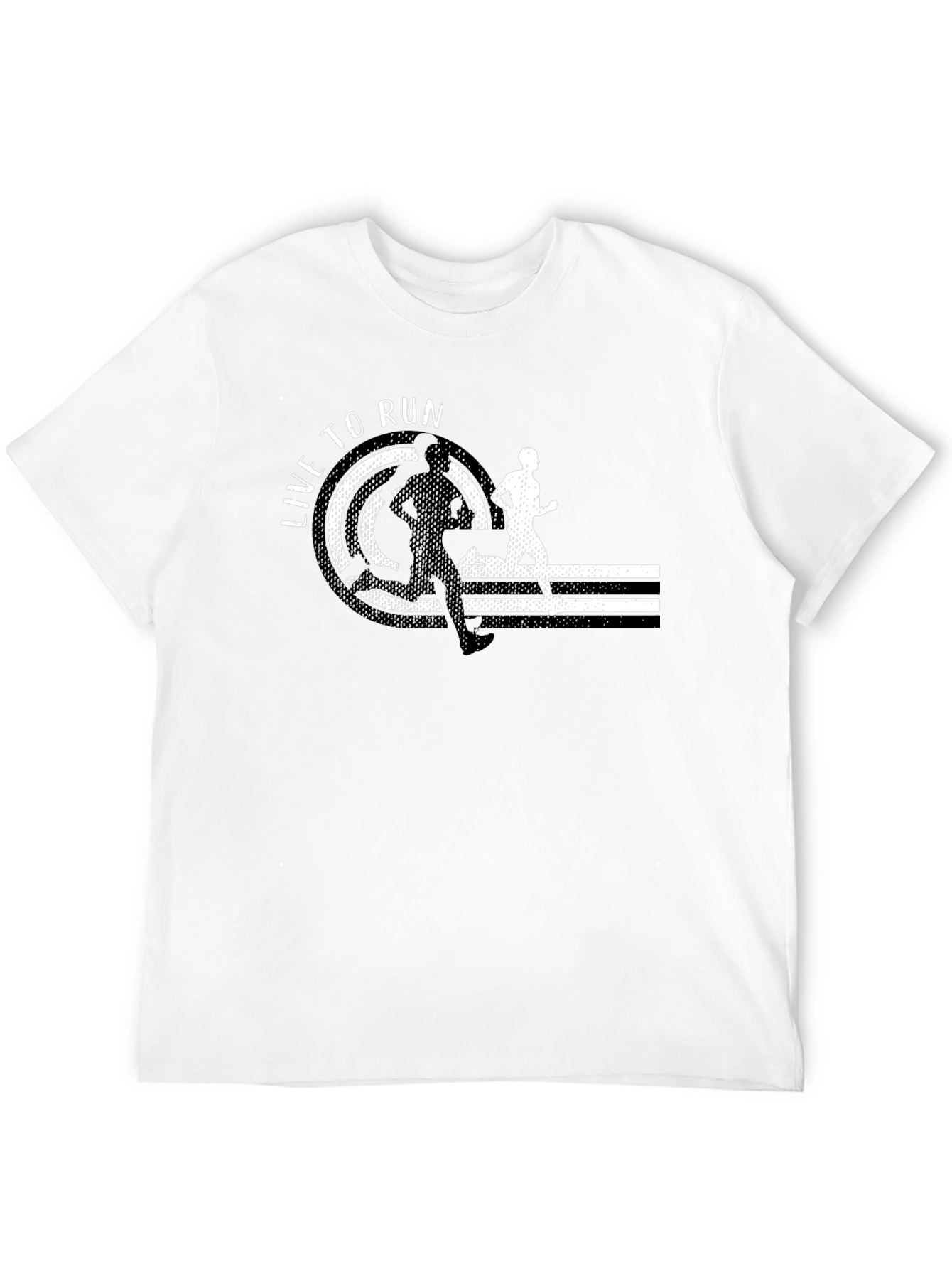Live To Run Black T-Shirt