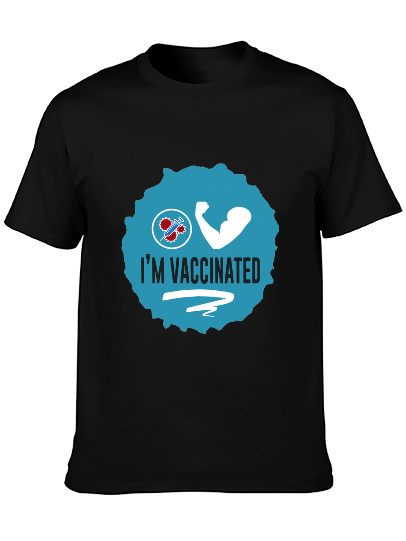 Im Vaccinated Tee - Stay Safe Stay Strong