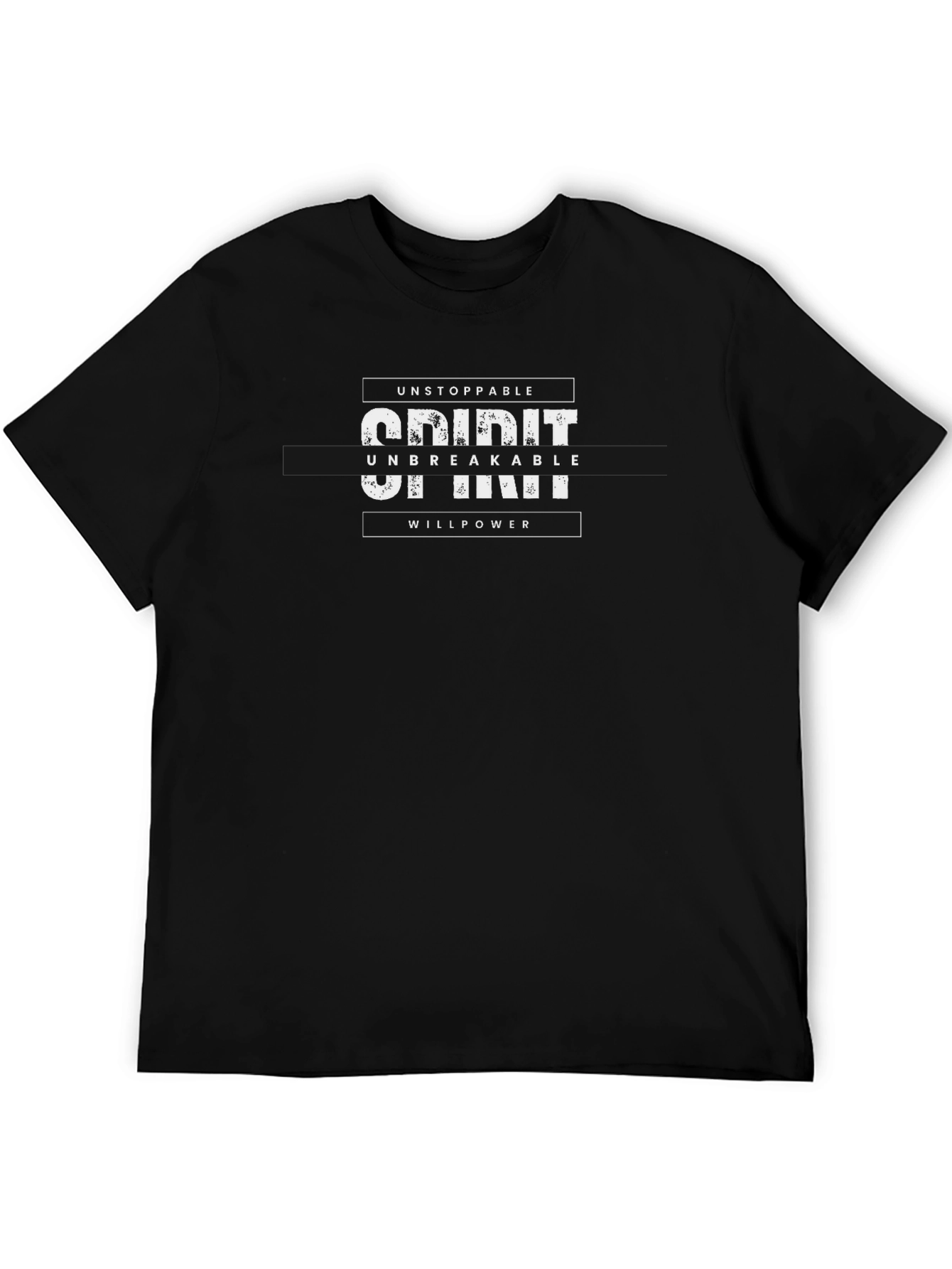Unstoppable Spirit Black Graphic Tee
