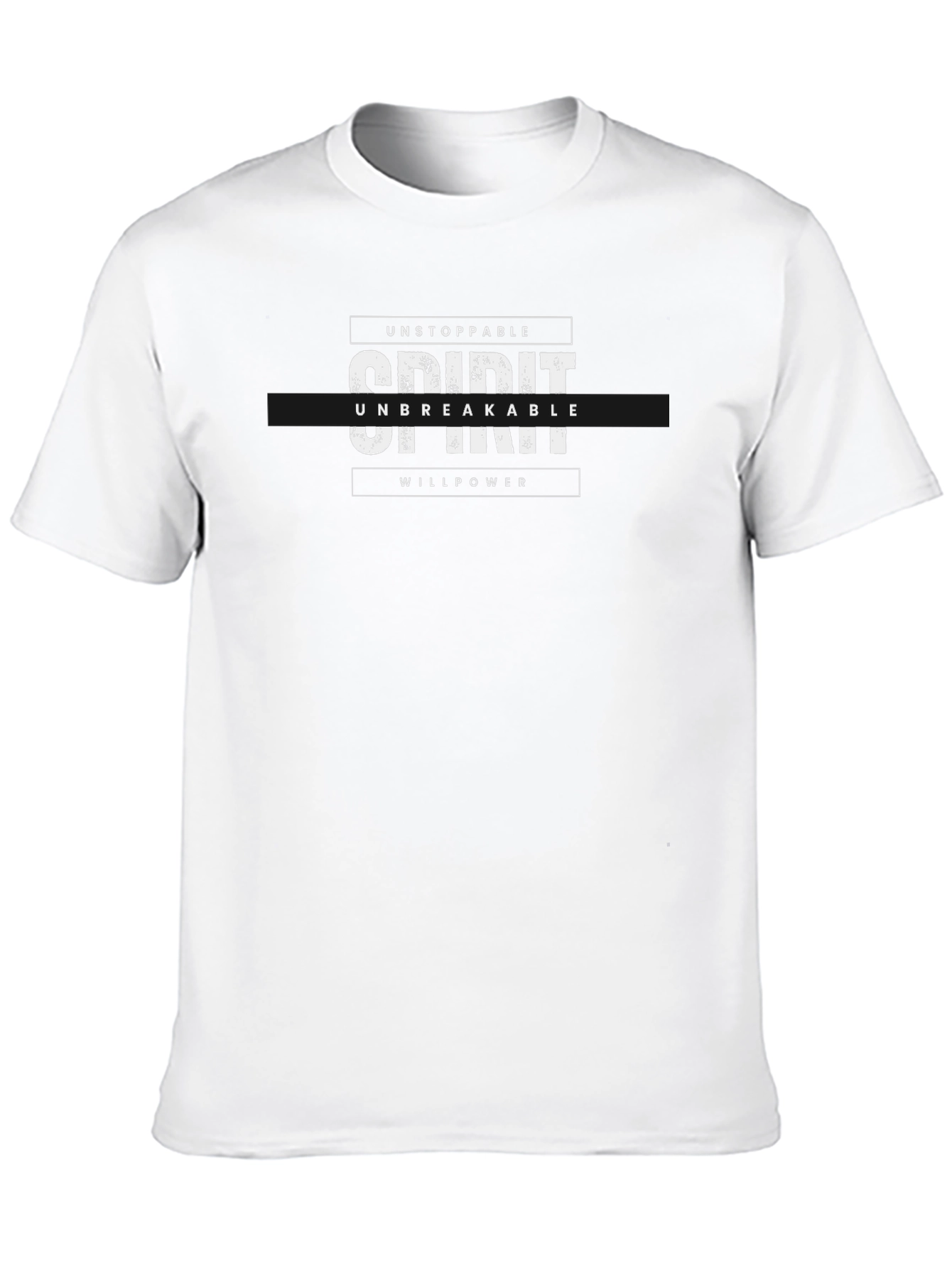 Unstoppable Spirit Black Graphic Tee