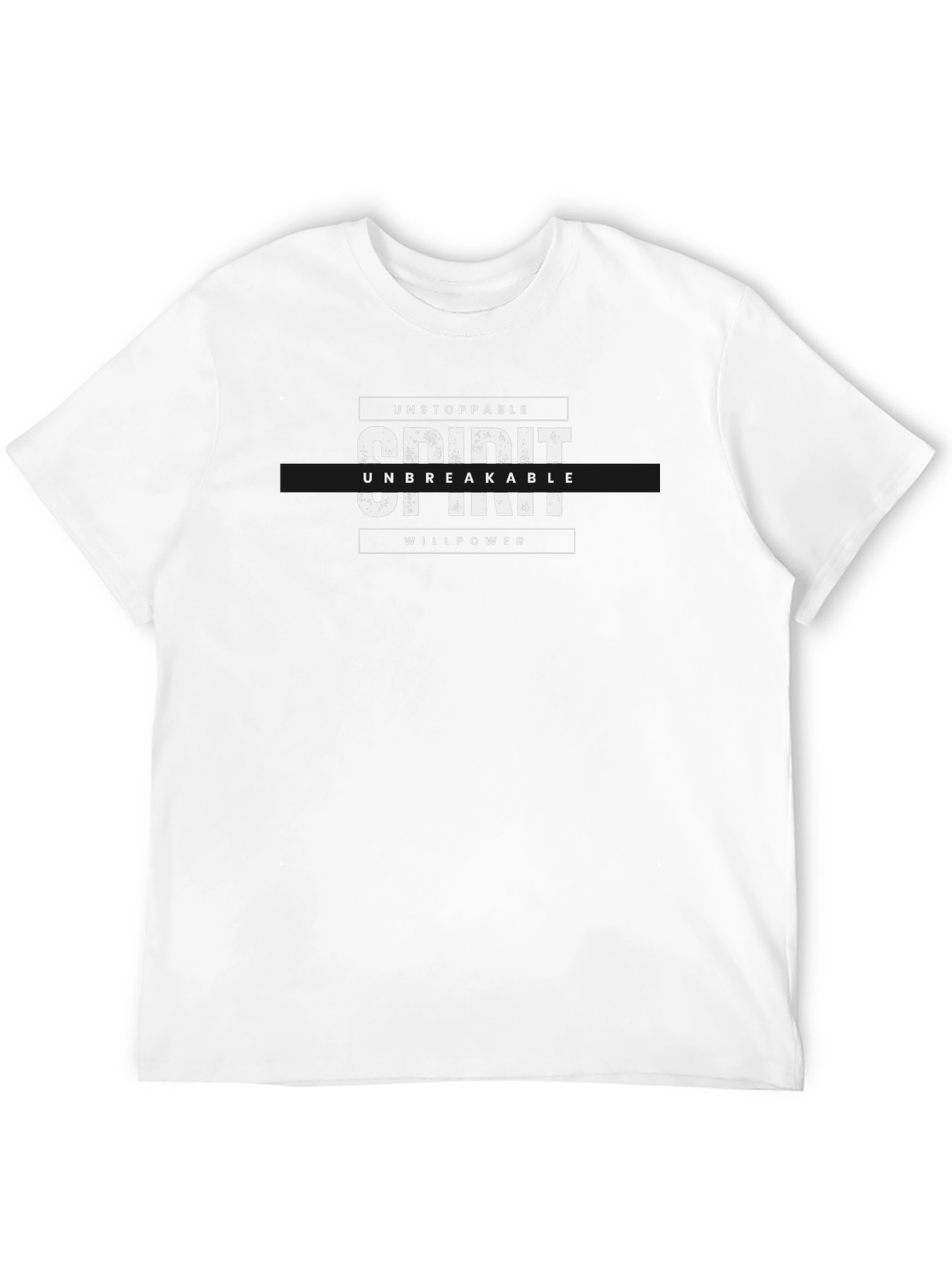 Unstoppable Spirit Black Graphic Tee