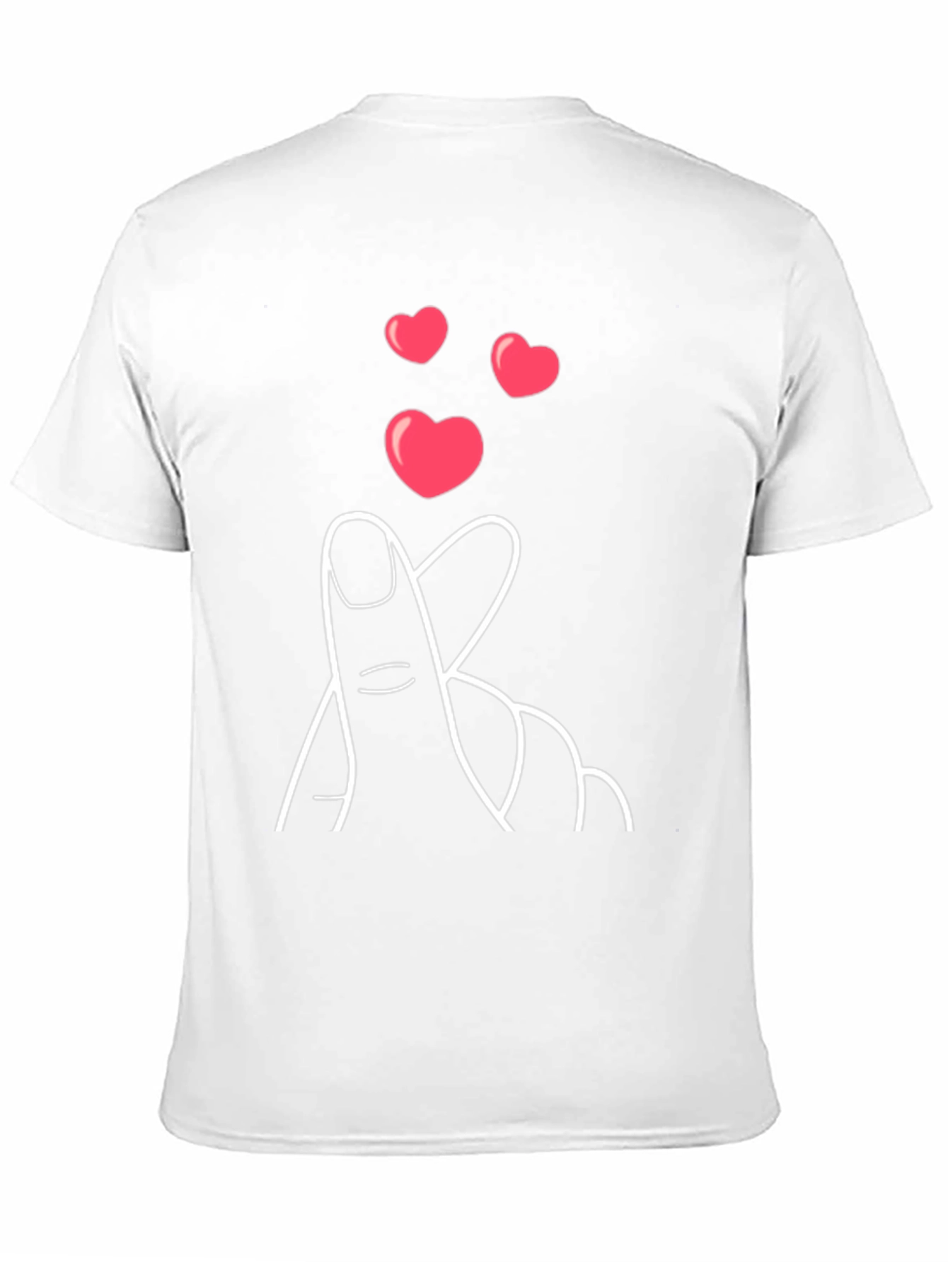 Love Sign T-Shirt - Heart Gesture Tee