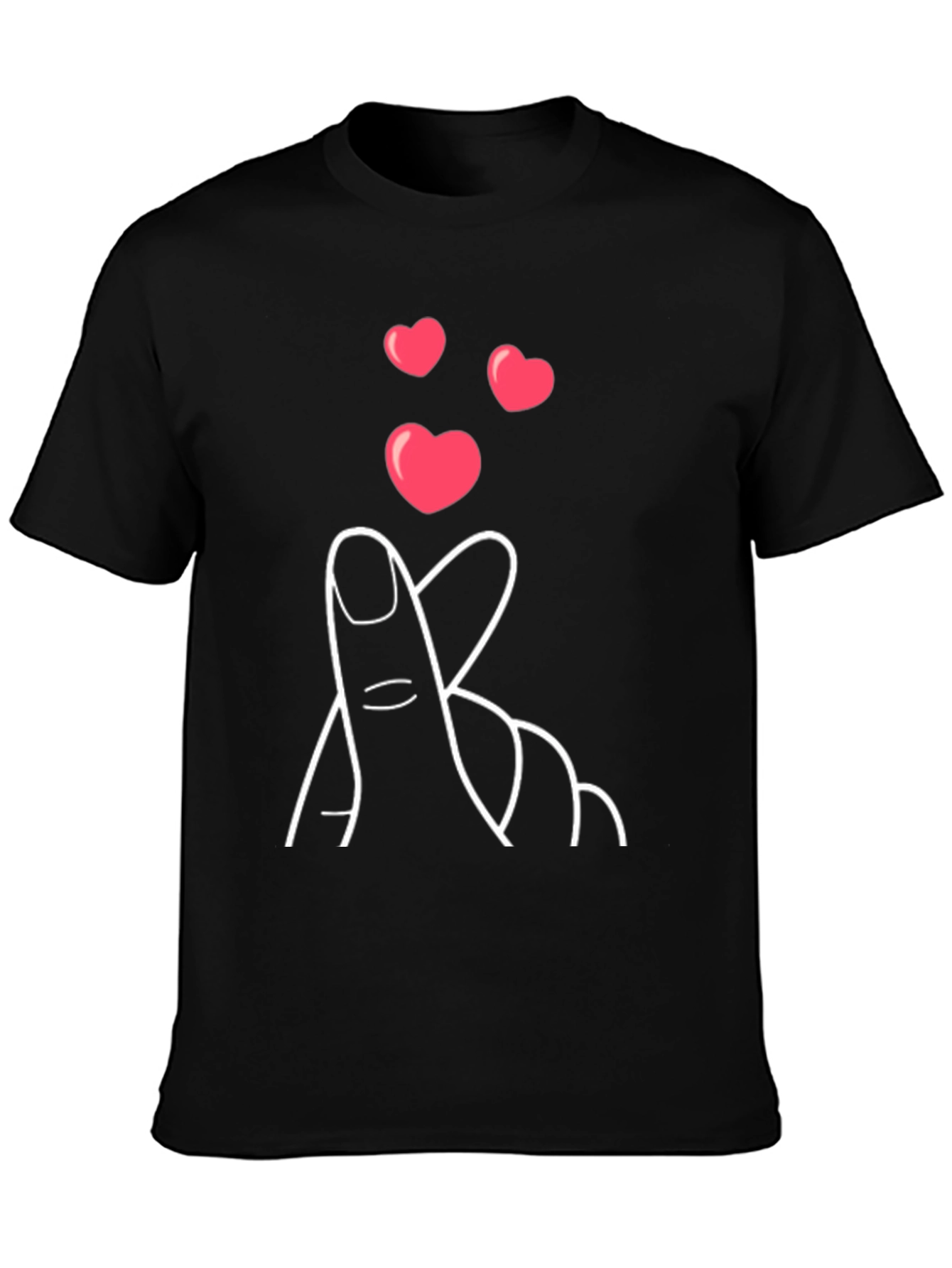 Love Sign T-Shirt - Heart Gesture Tee