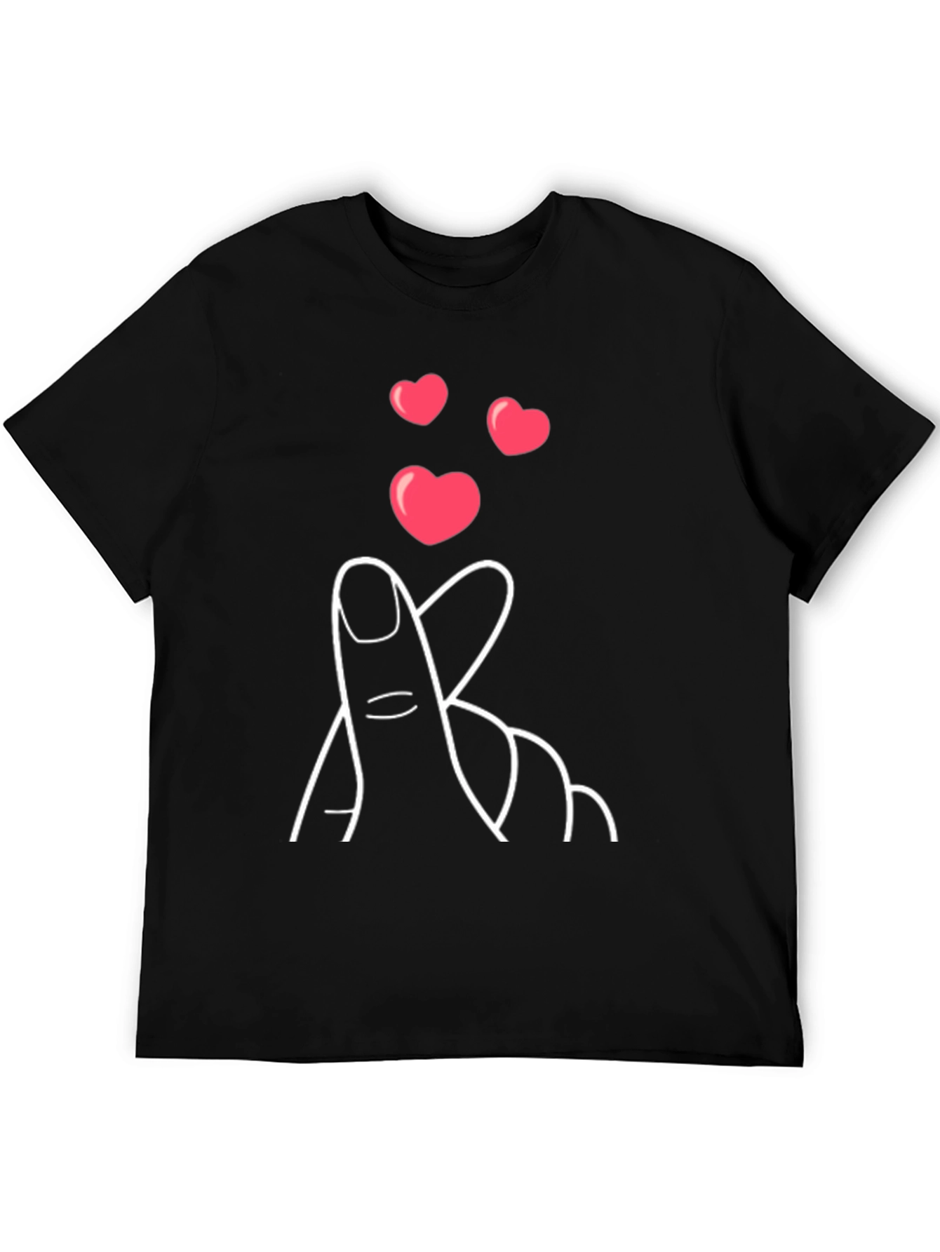 Love Sign T-Shirt - Heart Gesture Tee
