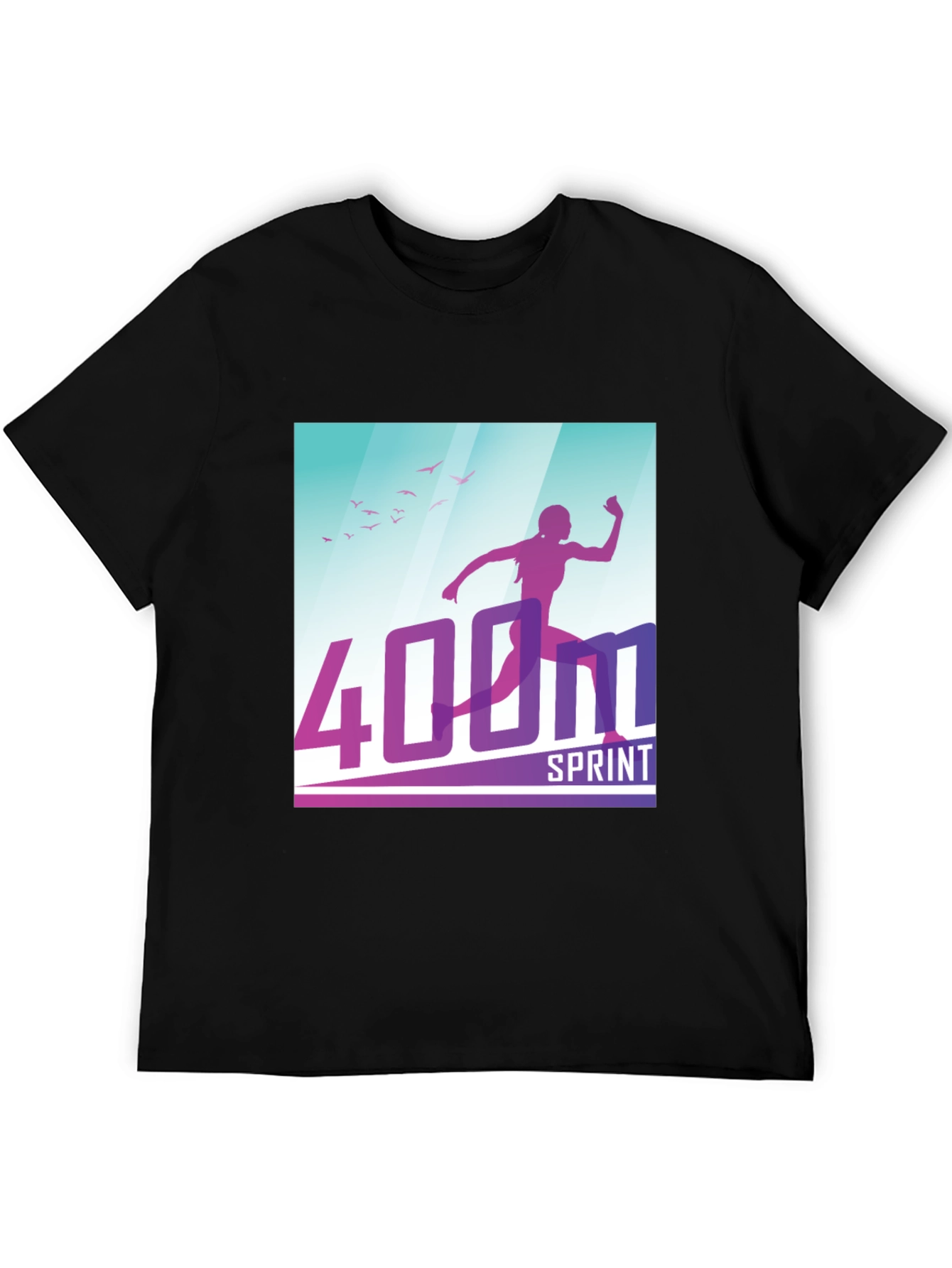 400M Sprint T-Shirt: Athlete Design