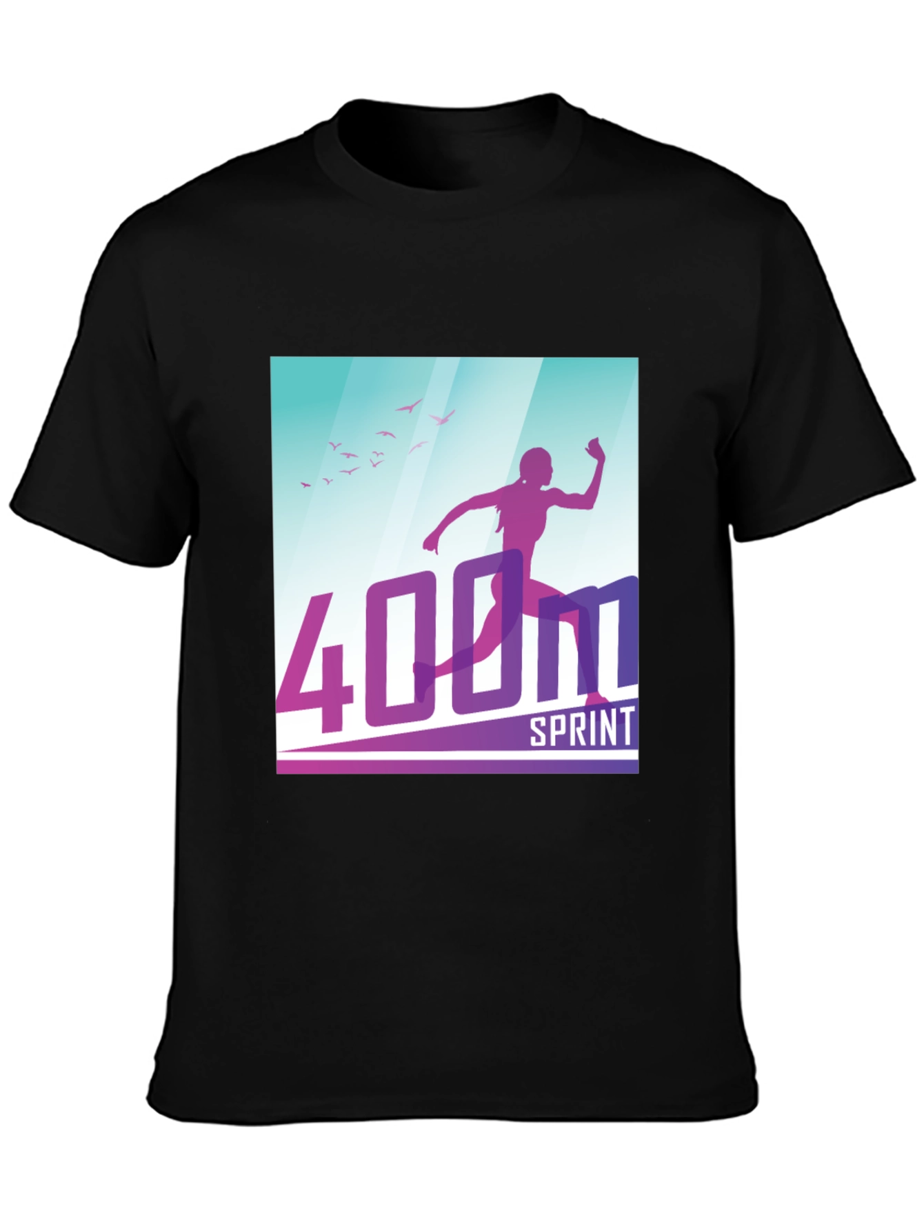 400M Sprint T-Shirt: Athlete Design