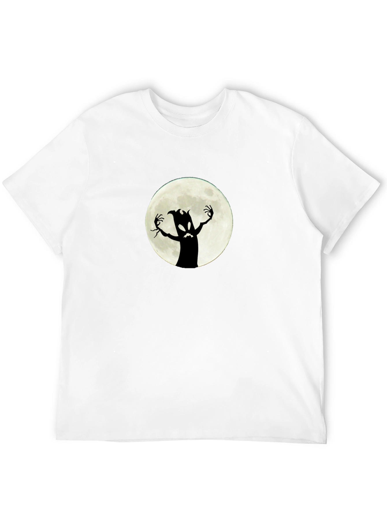 Spooky Moon Monster Graphic Tee