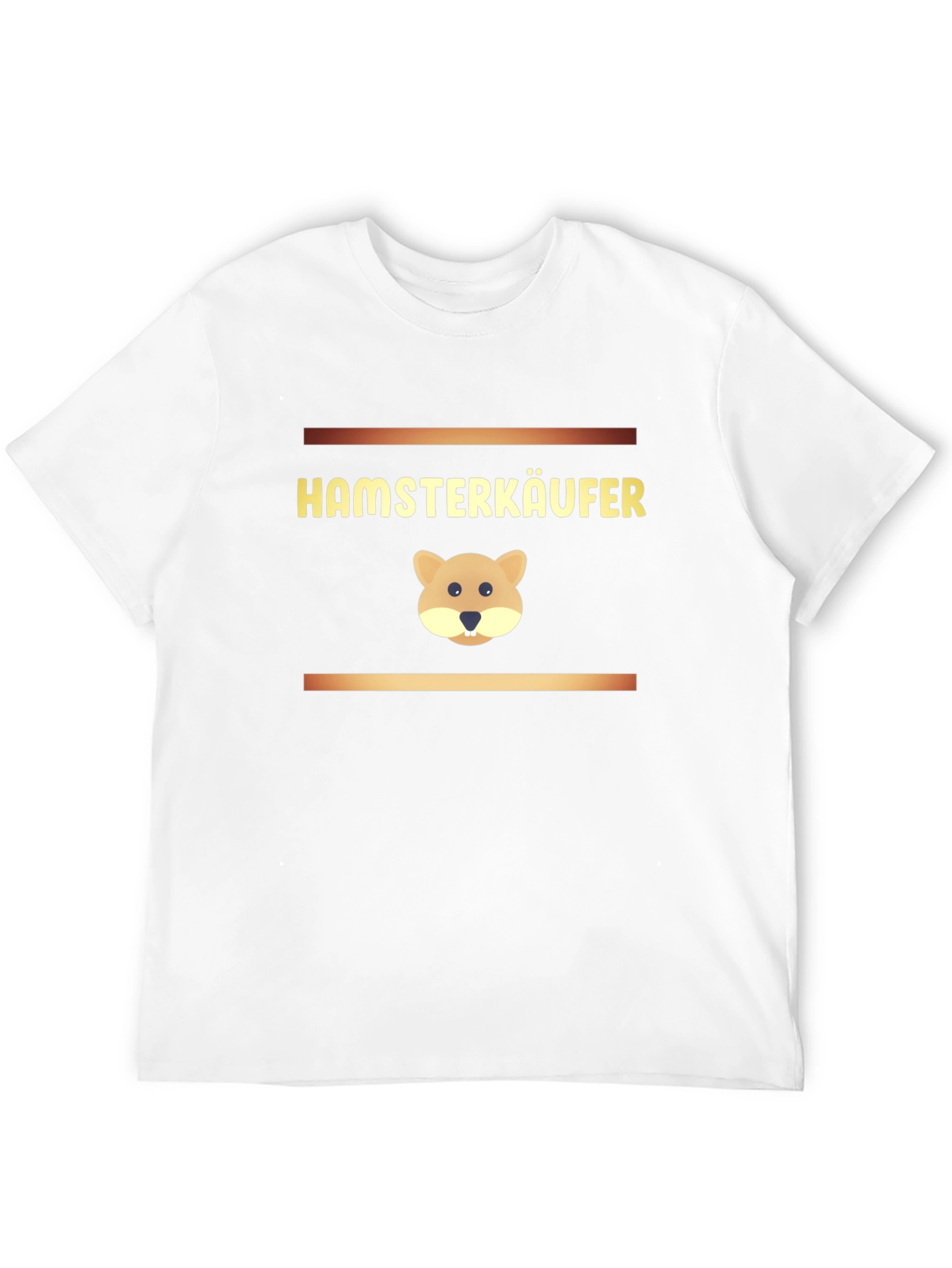 Hamsterkäufer Black T-Shirt with Hamster Design