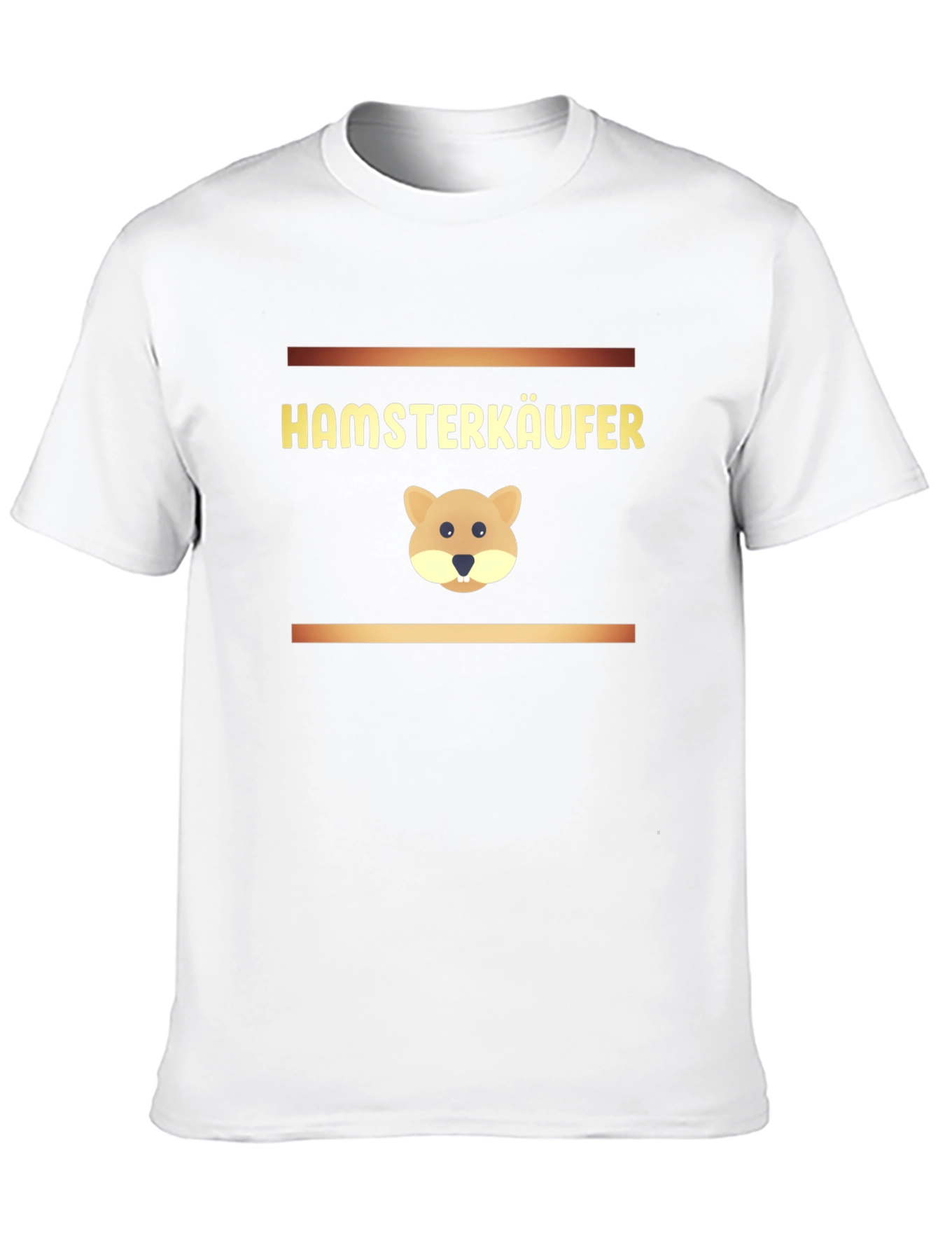 Hamsterkäufer Black T-Shirt with Hamster Design