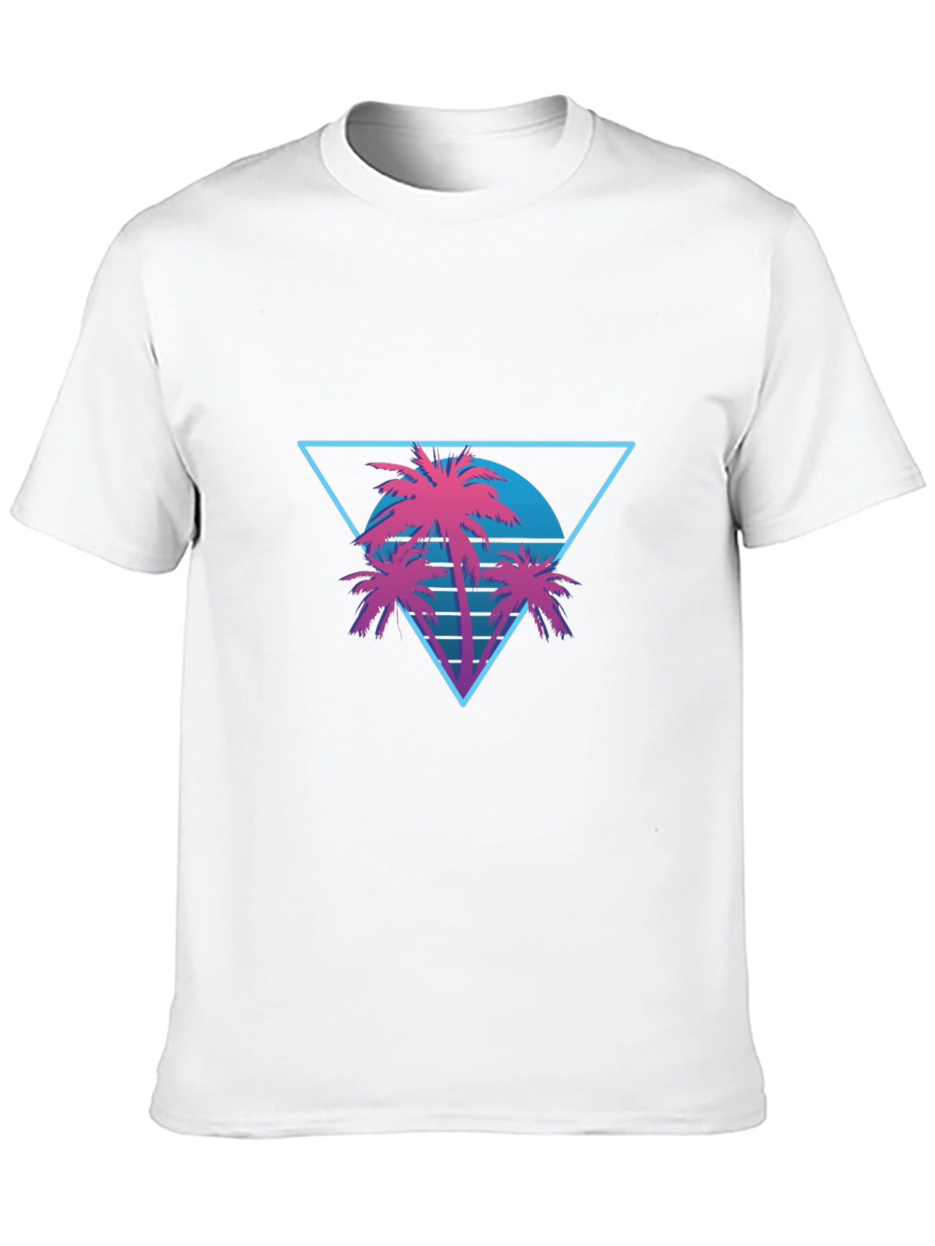 Retro Palm Triangle T-Shirt