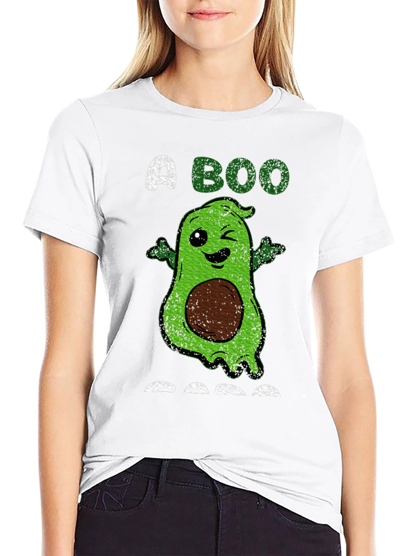 Avocado Ghost T-Shirt: A BOO-licious Halloween Treat!