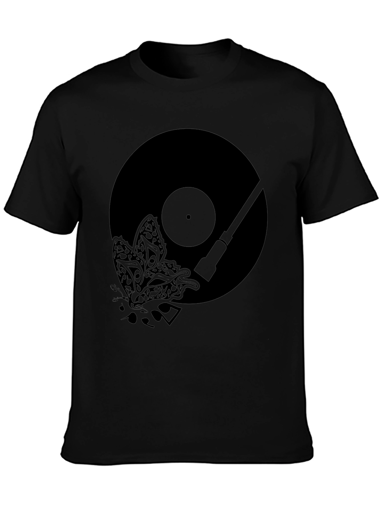 Vinyl Butterfly Graphic T-Shirt