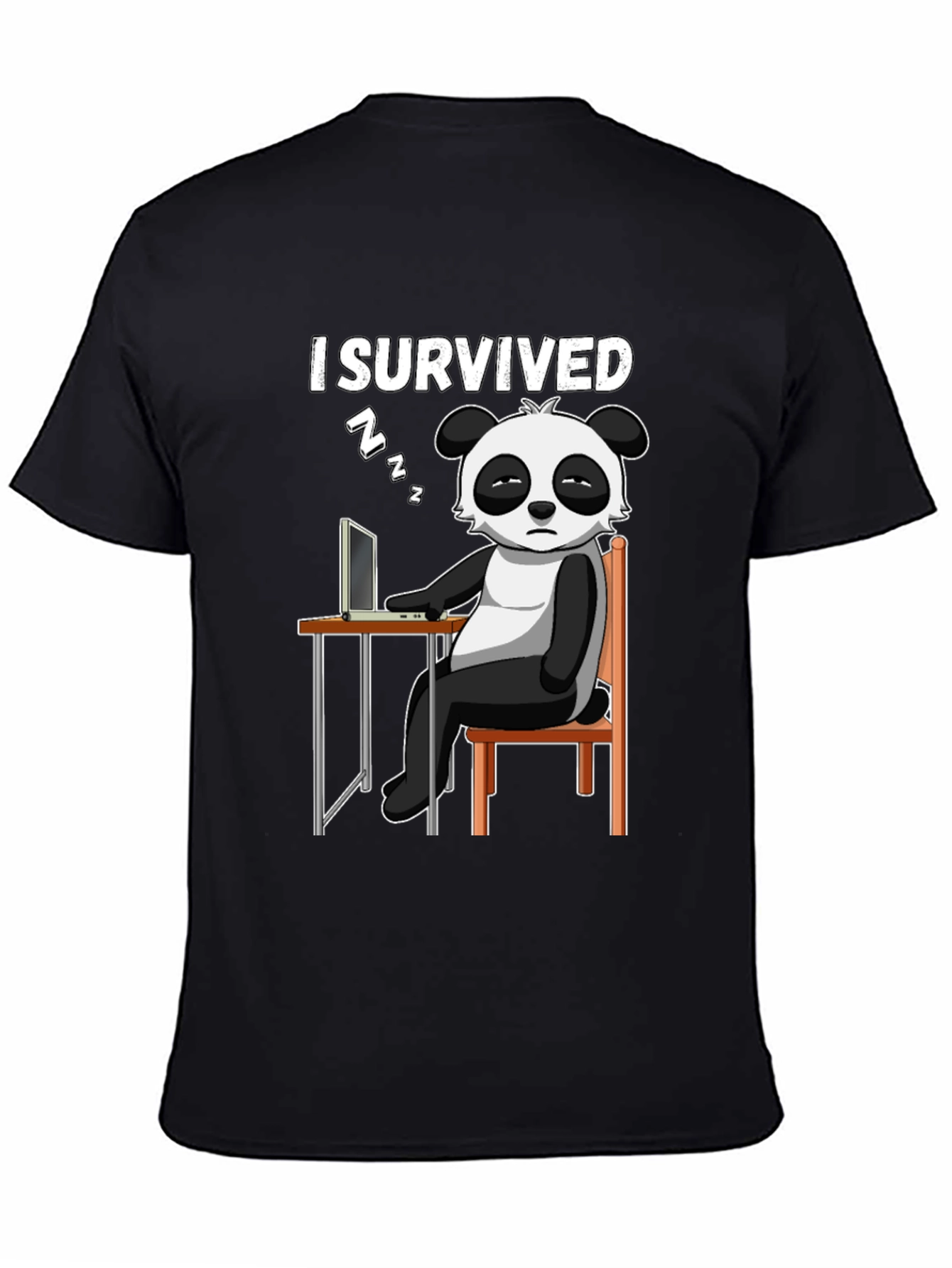 I Survived Funny Panda T-Shirt