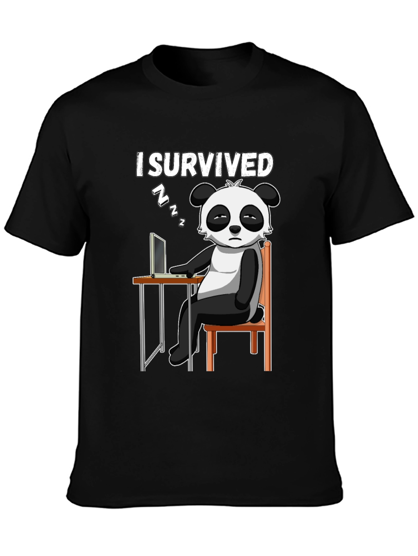I Survived Funny Panda T-Shirt