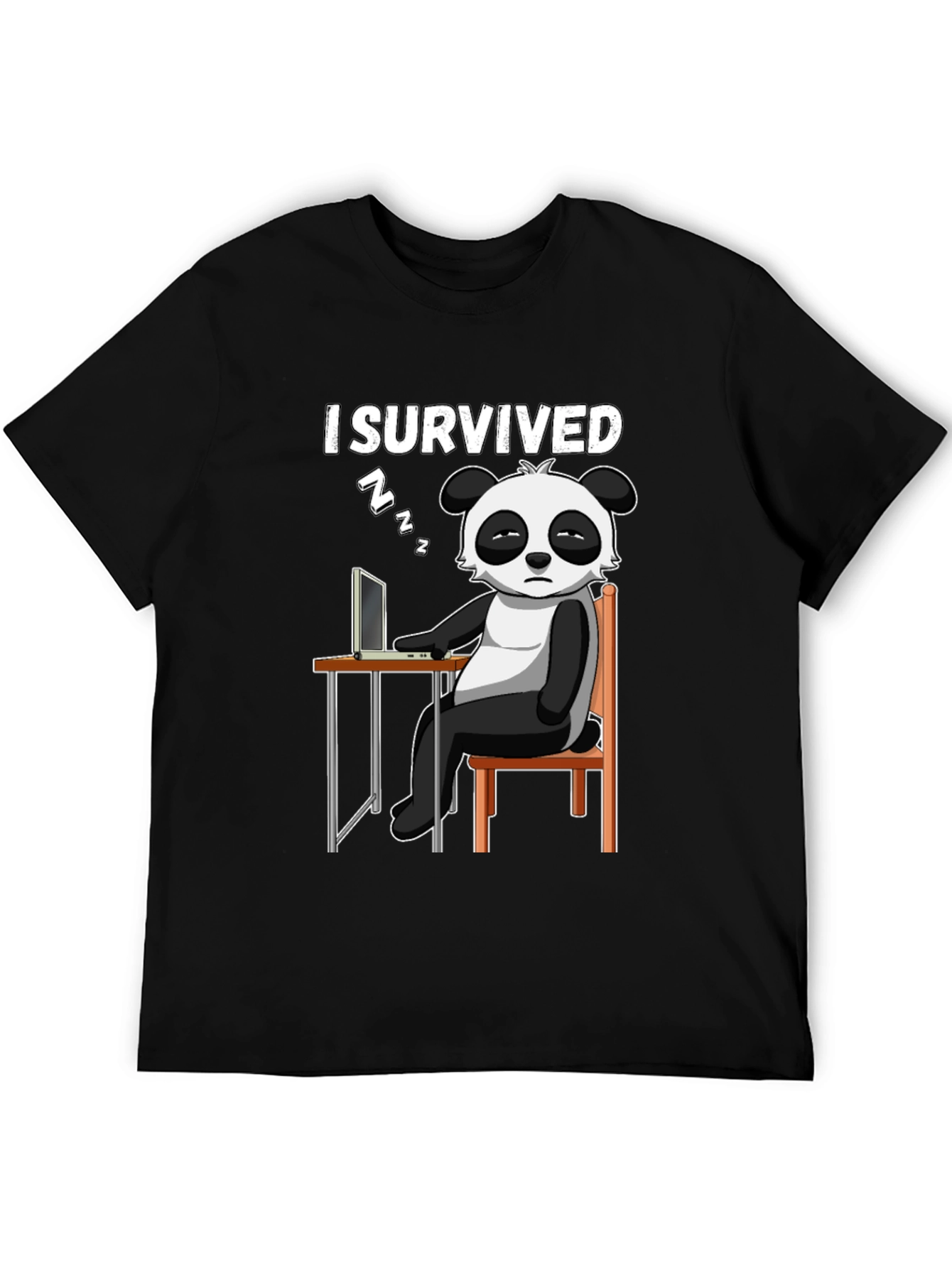I Survived Funny Panda T-Shirt