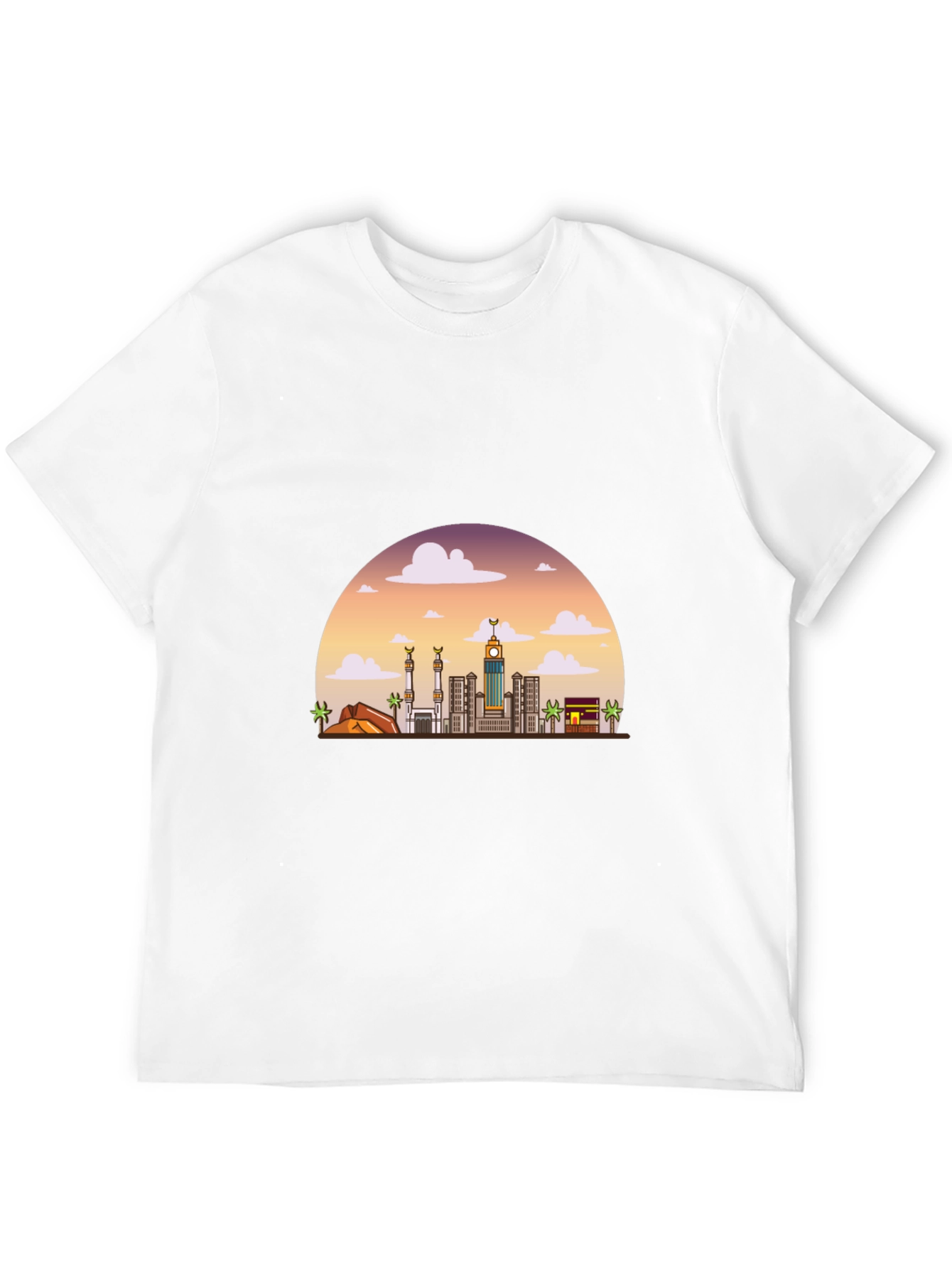 Mens Mecca Skyline Graphic Tee