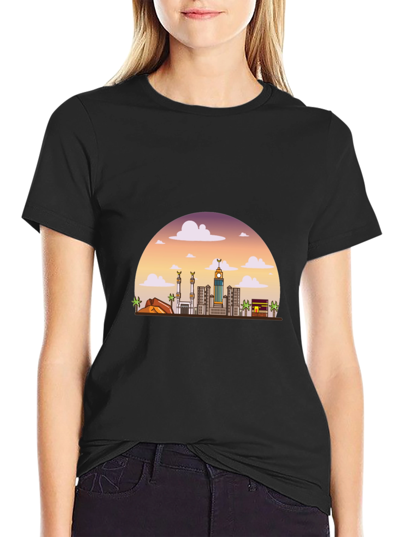 Mens Mecca Skyline Graphic Tee