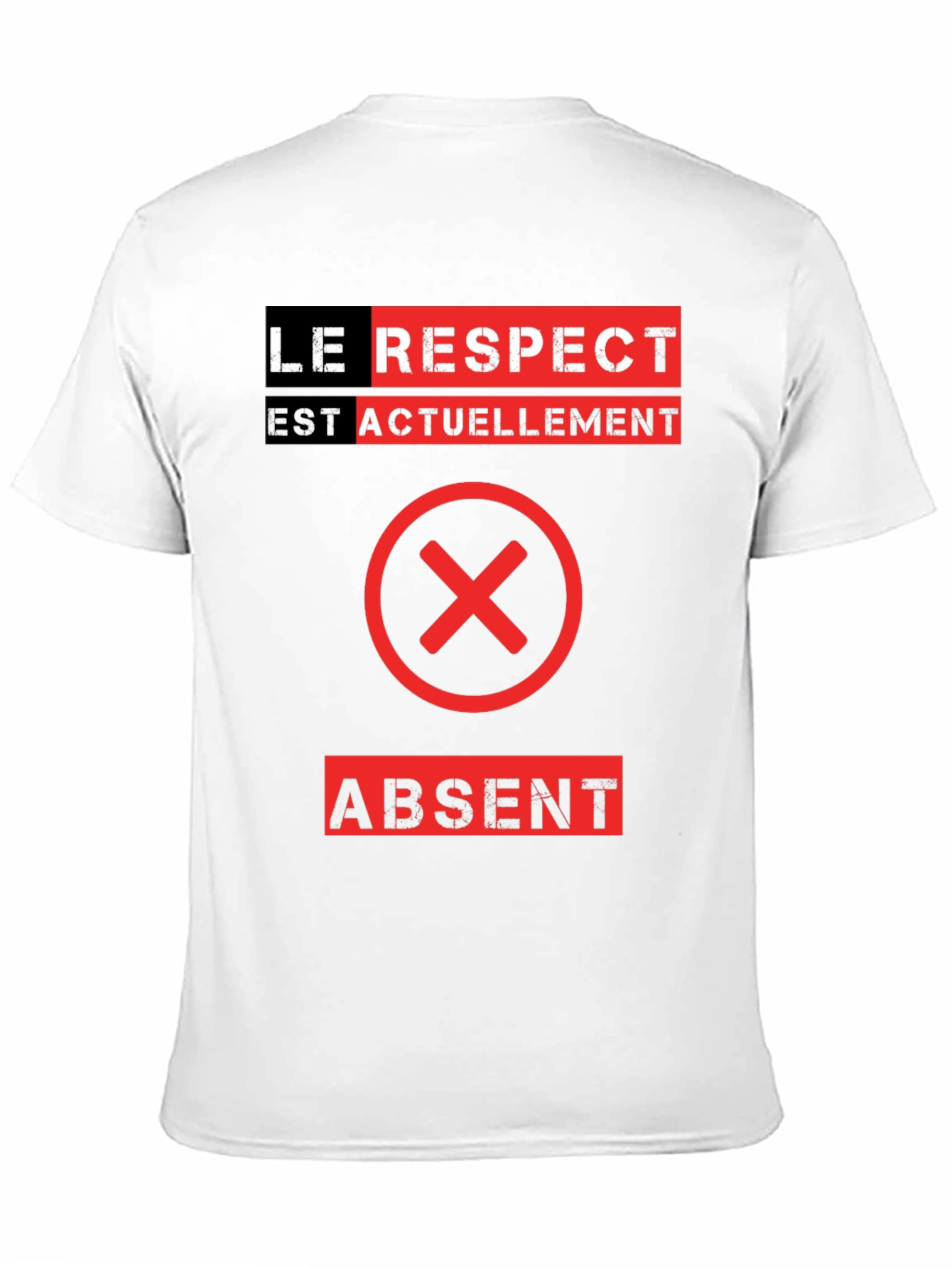 Le Respect Est Absent Graphic Tee - Black