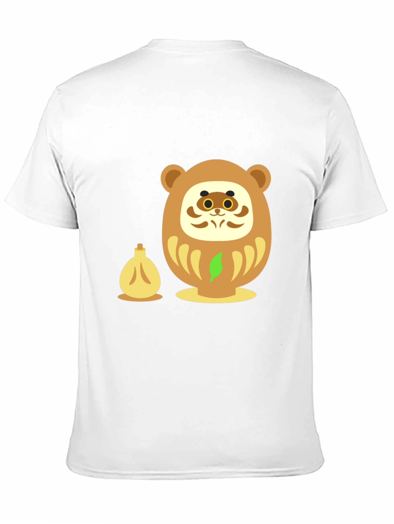 Tanuki Dumpling T-Shirt - Unisex Black Cotton Tee