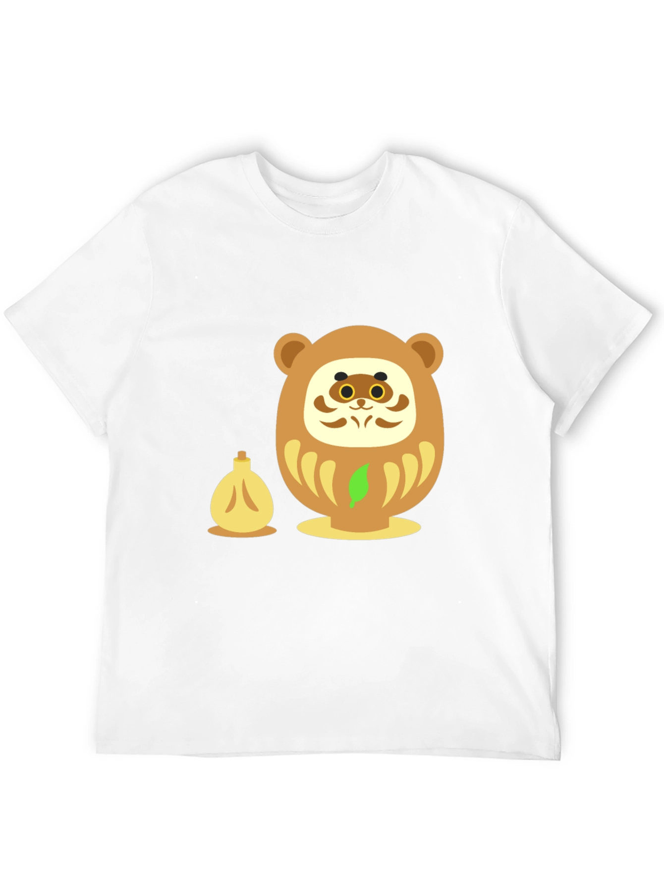 Tanuki Dumpling T-Shirt - Unisex Black Cotton Tee