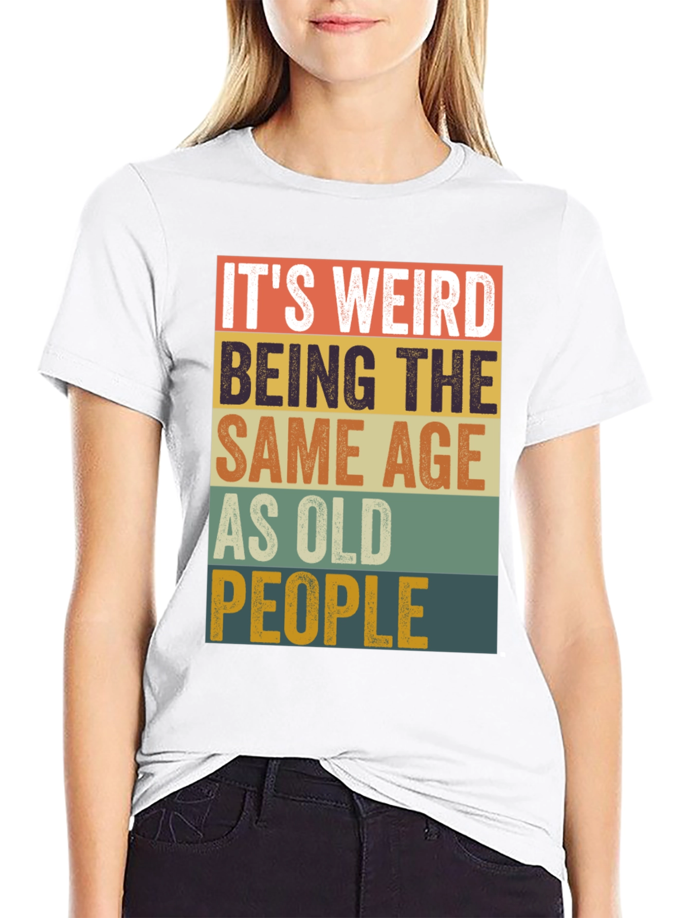 Funny Age Saying Mens Graphic Tee
