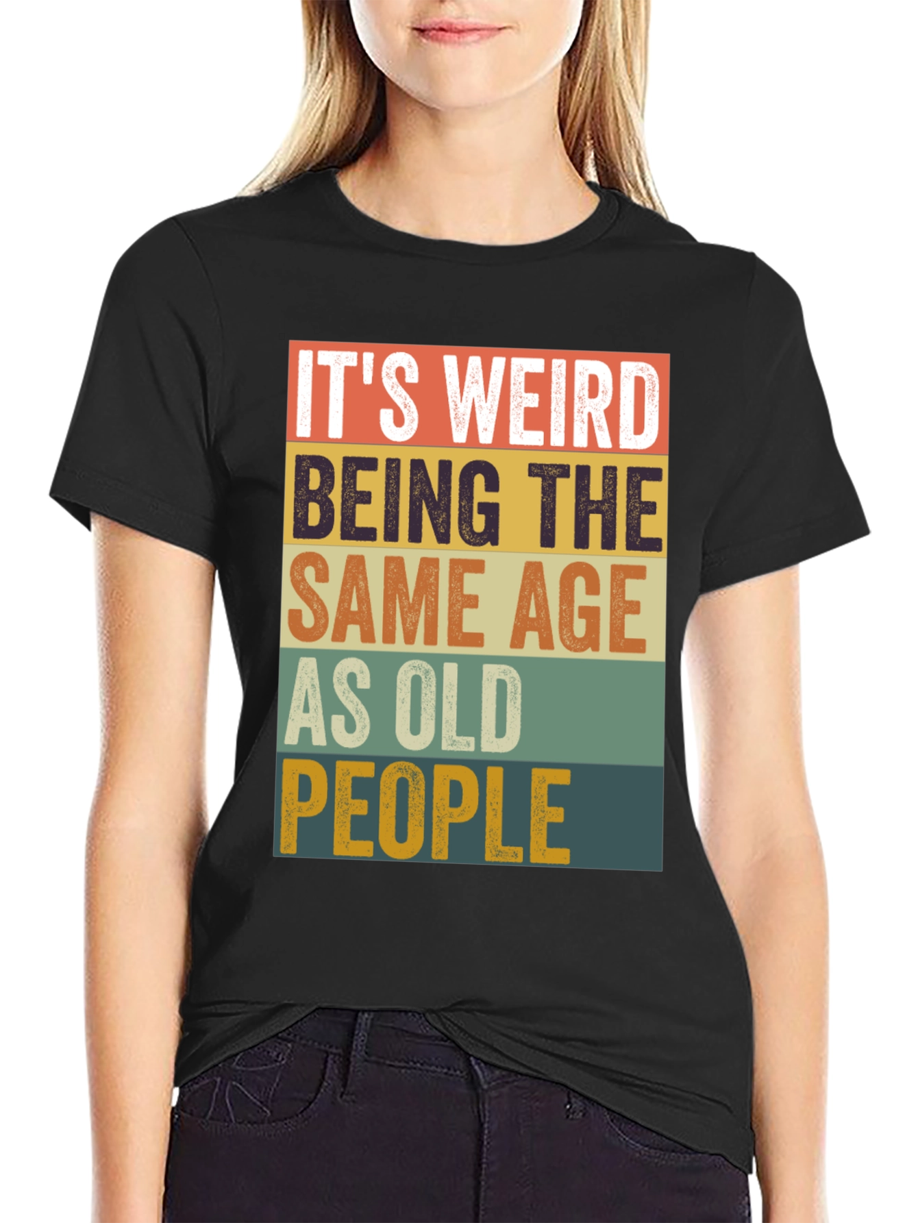 Funny Age Saying Mens Graphic Tee
