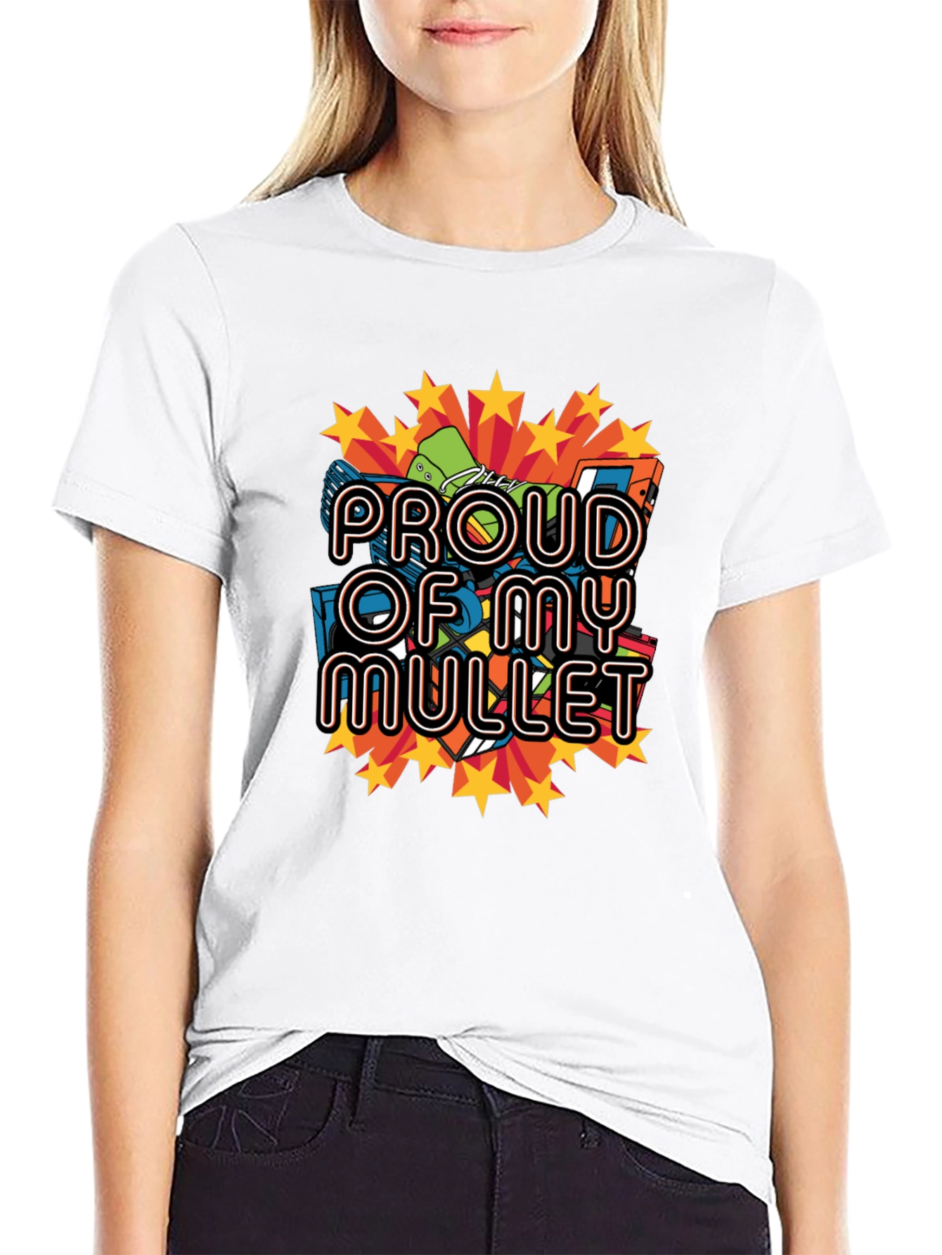 Proud of My Mullet Graphic Tee