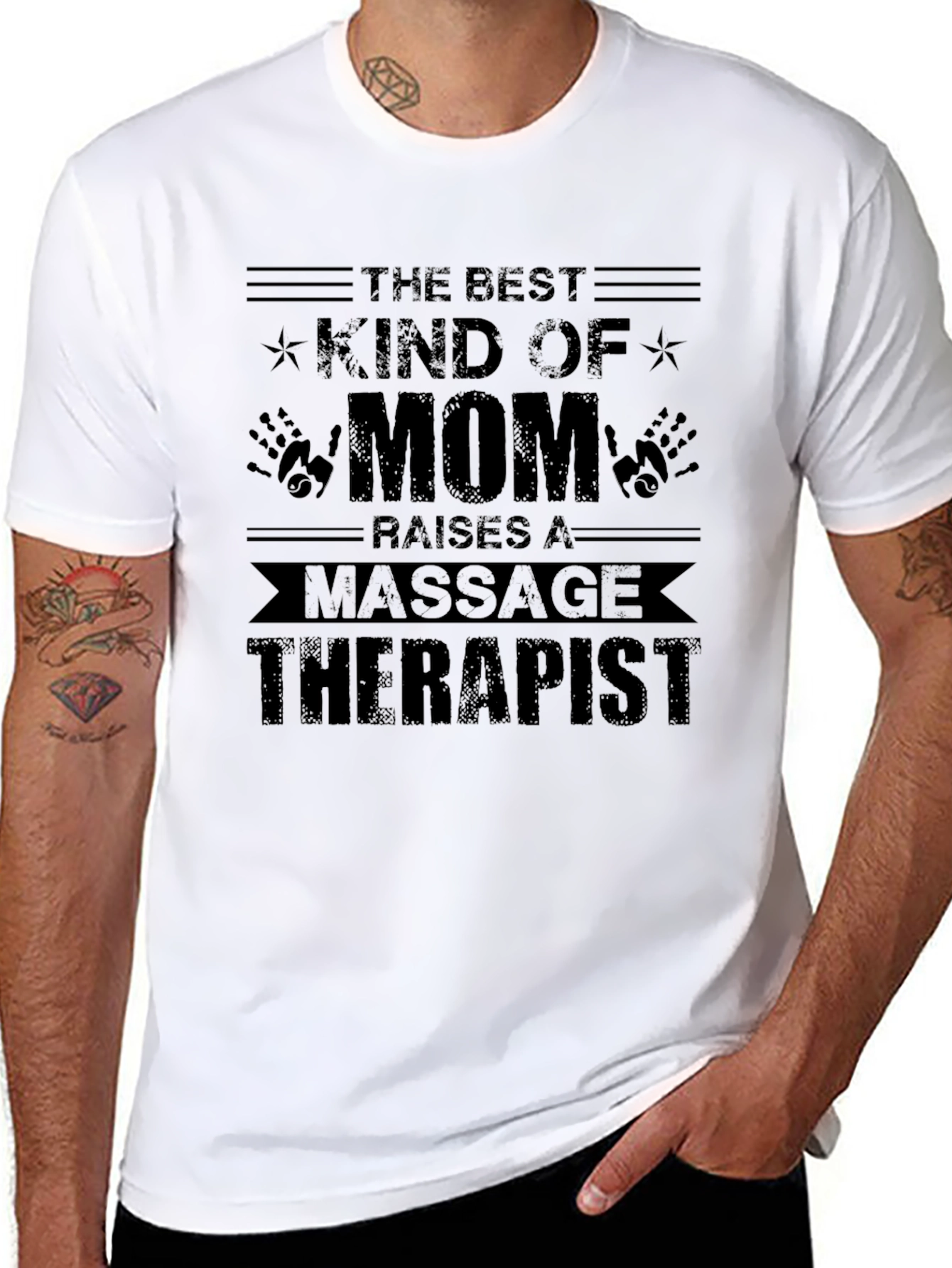 Best Kind of Mom Massage Therapist Graphic Tee