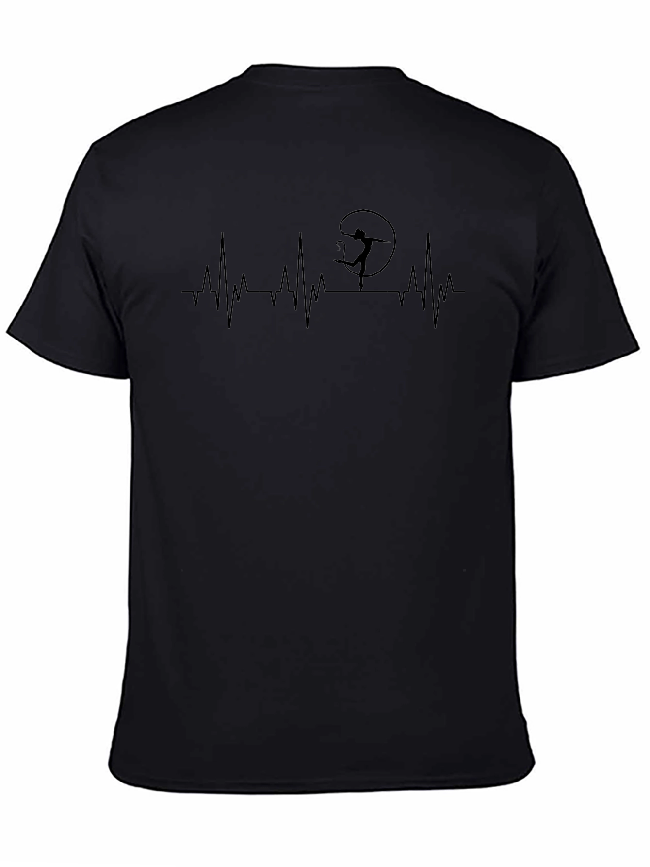 Rhythmic Gymnastics Heartbeat Tee - Black