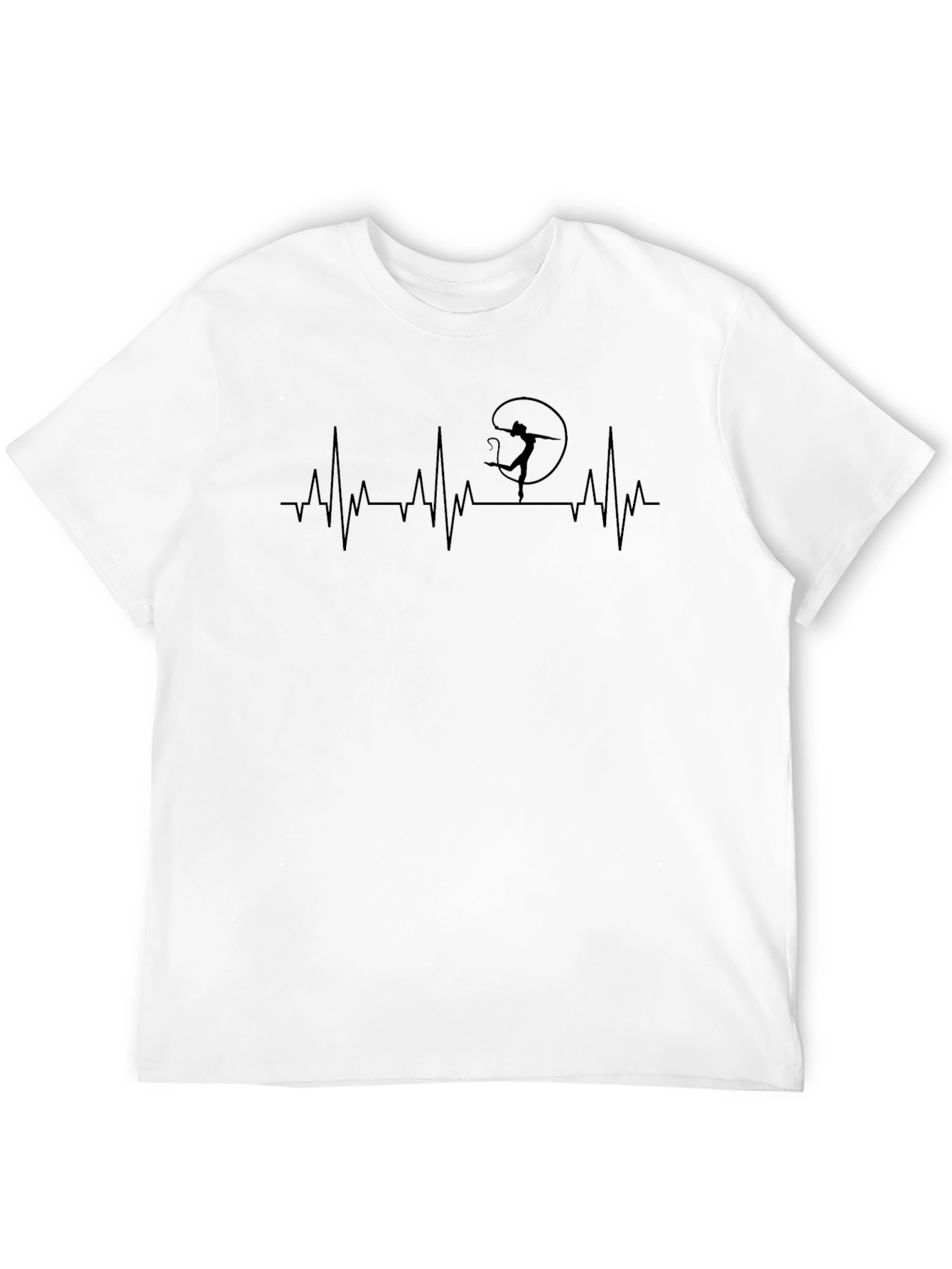 Rhythmic Gymnastics Heartbeat Tee - Black