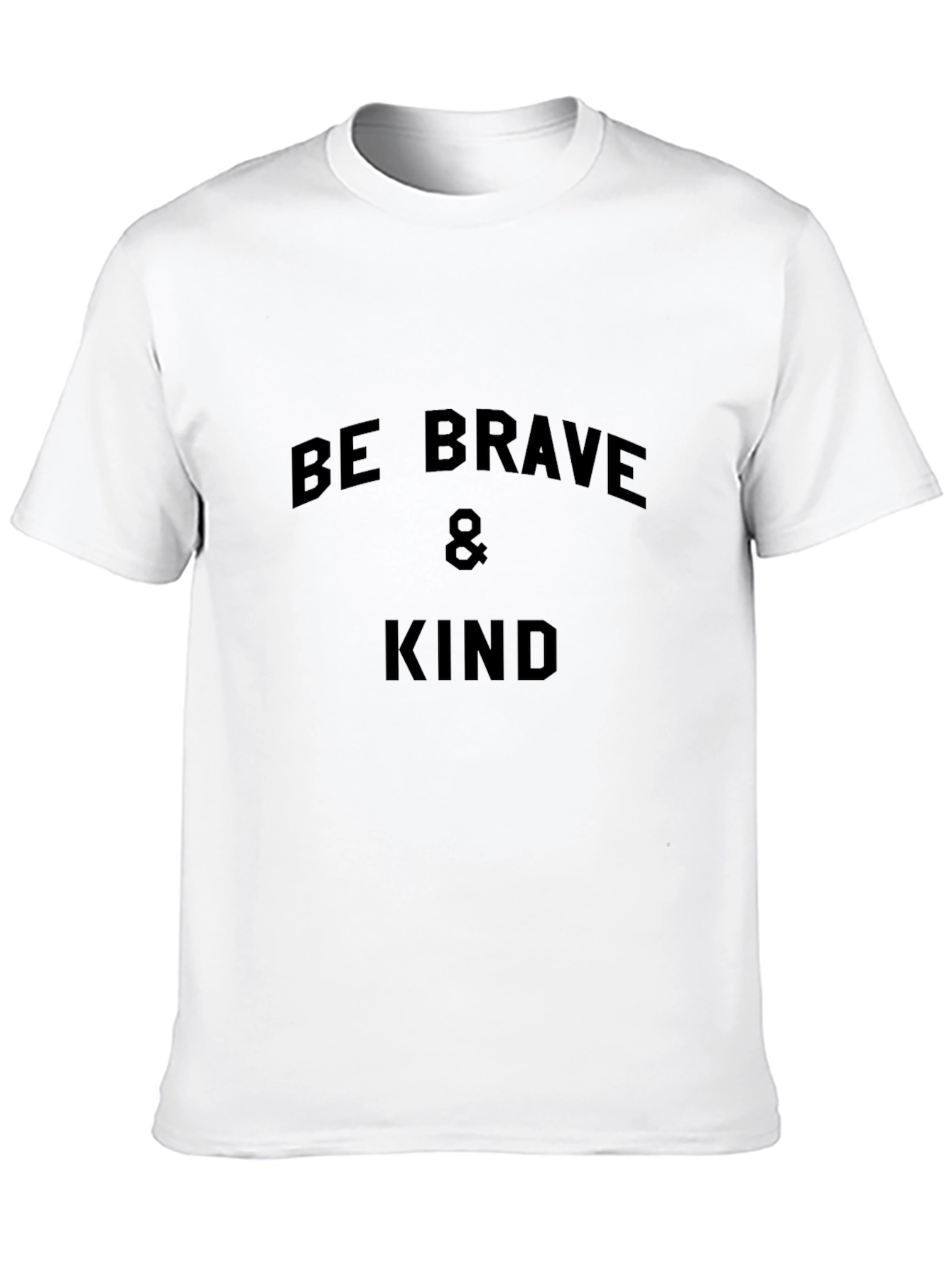 Be Brave & Kind Black Graphic Tee