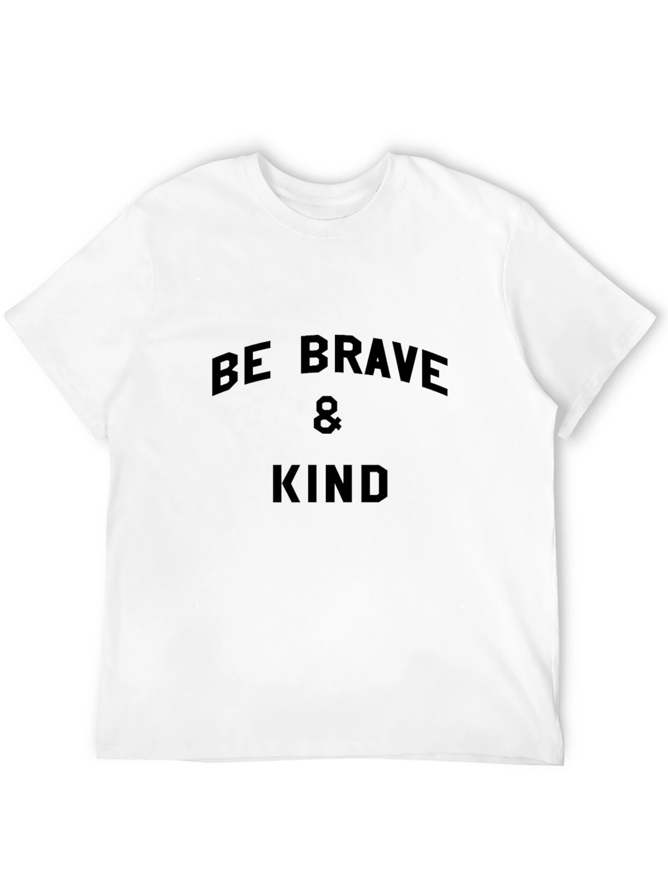 Be Brave & Kind Black Graphic Tee