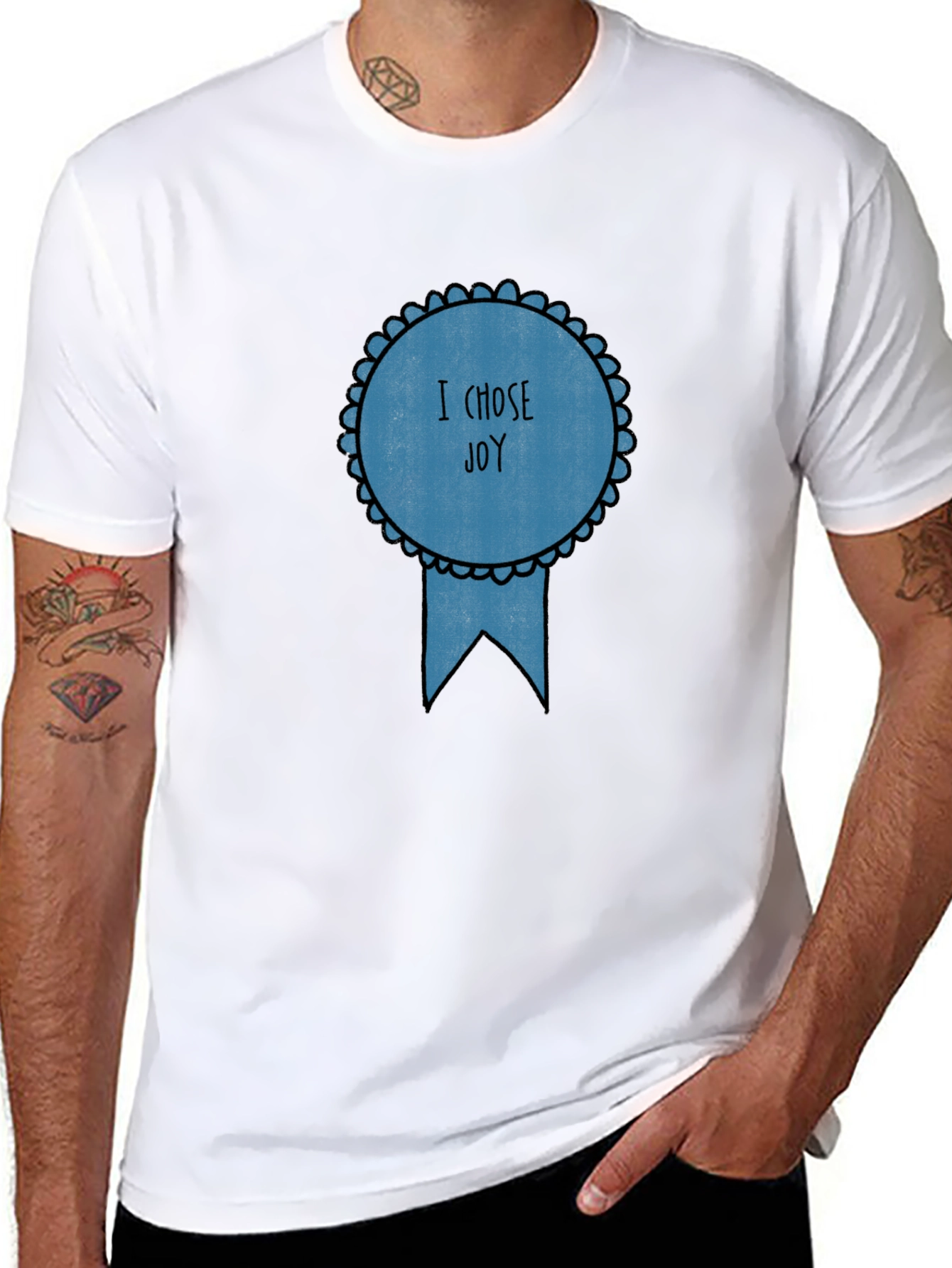 Choose Joy Graphic Tee - Black