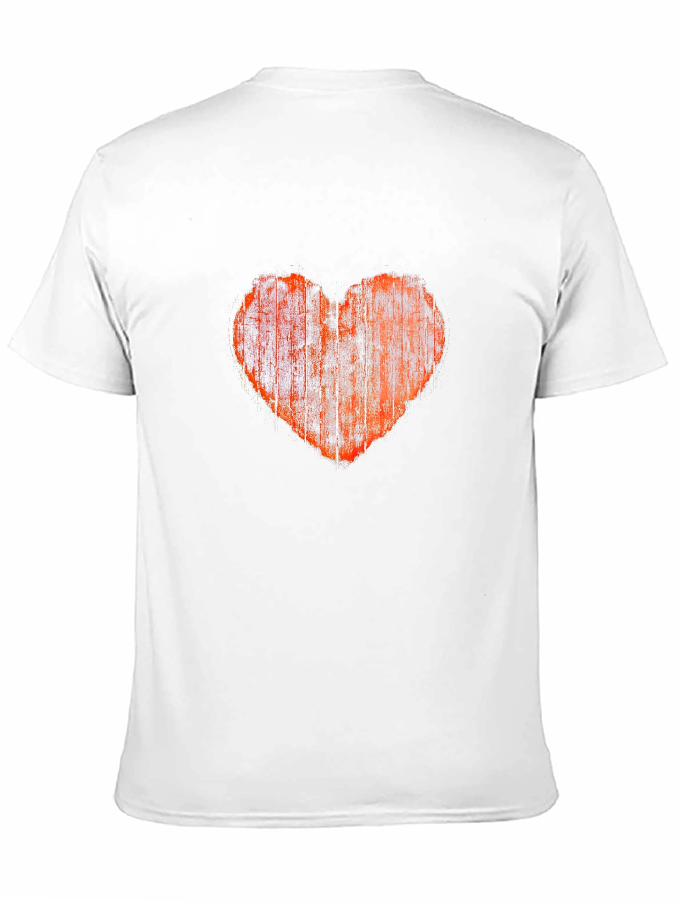 Distressed Heart Graphic Tee - Black