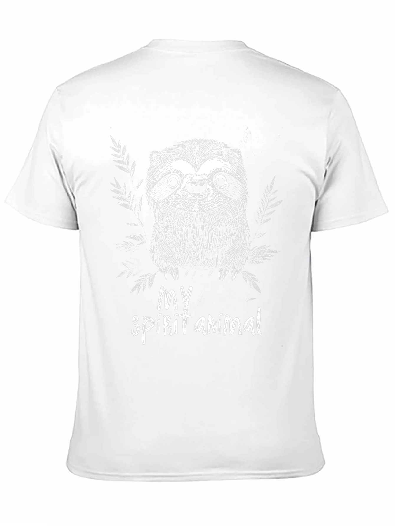 Sloth Spirit Animal Graphic Tee - Relaxed Fit