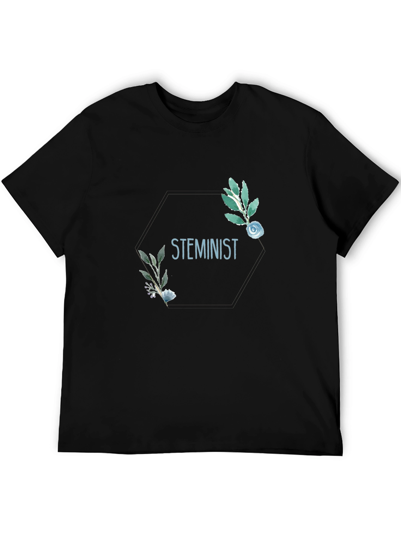 STEMinist Floral Graphic T-Shirt - Science Feminist Tee