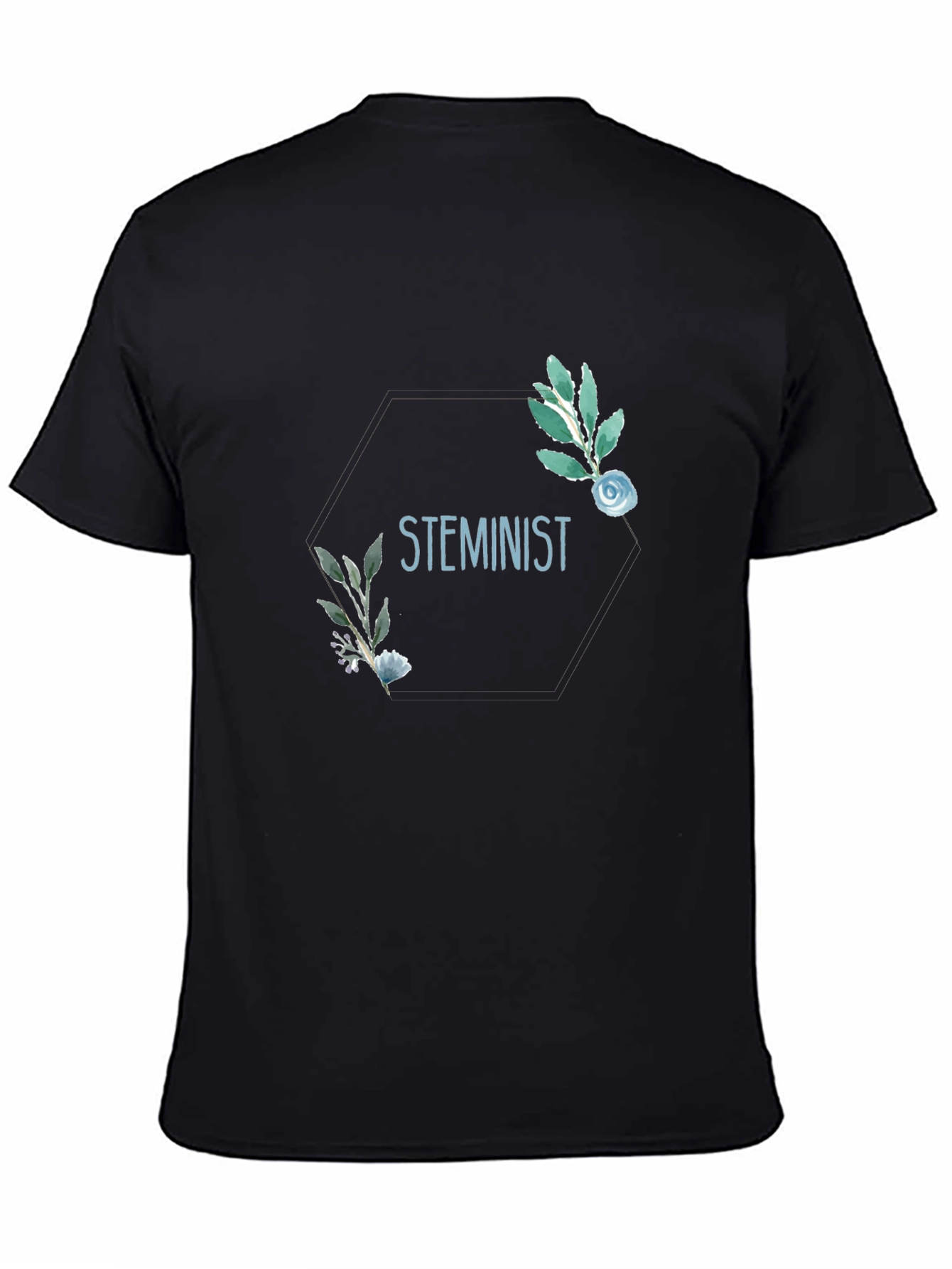 STEMinist Floral Graphic T-Shirt - Science Feminist Tee