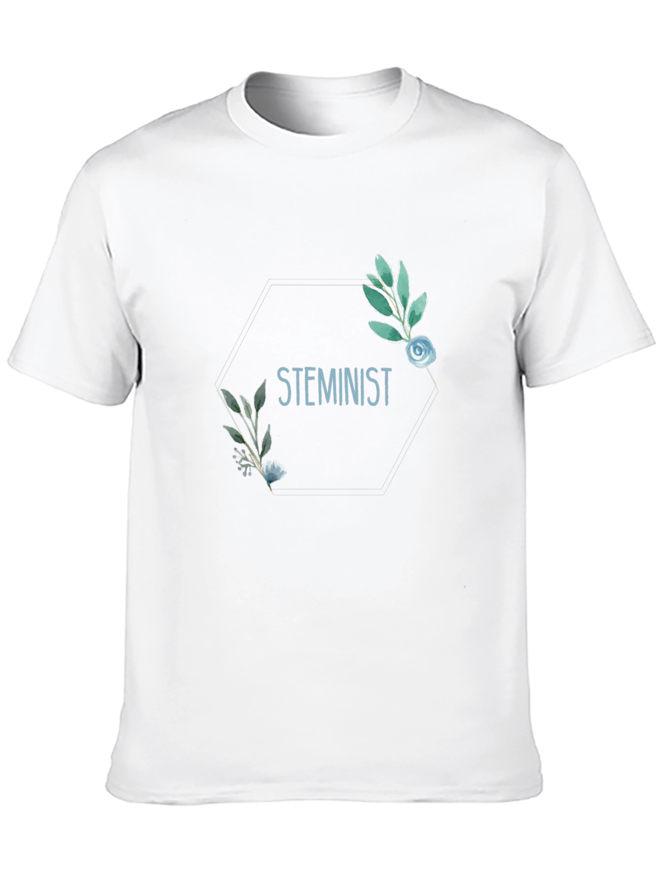 STEMinist Floral Graphic T-Shirt - Science Feminist Tee