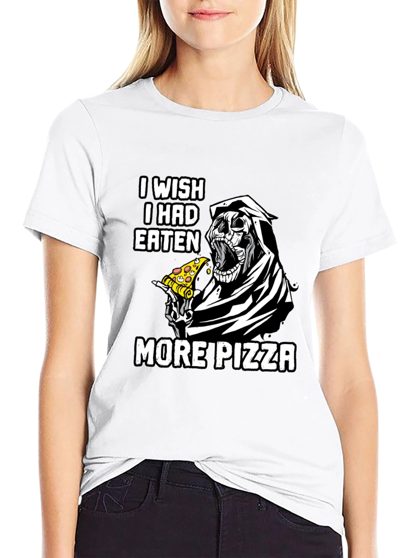 I Wish I Had Eaten More Pizza T-Shirt