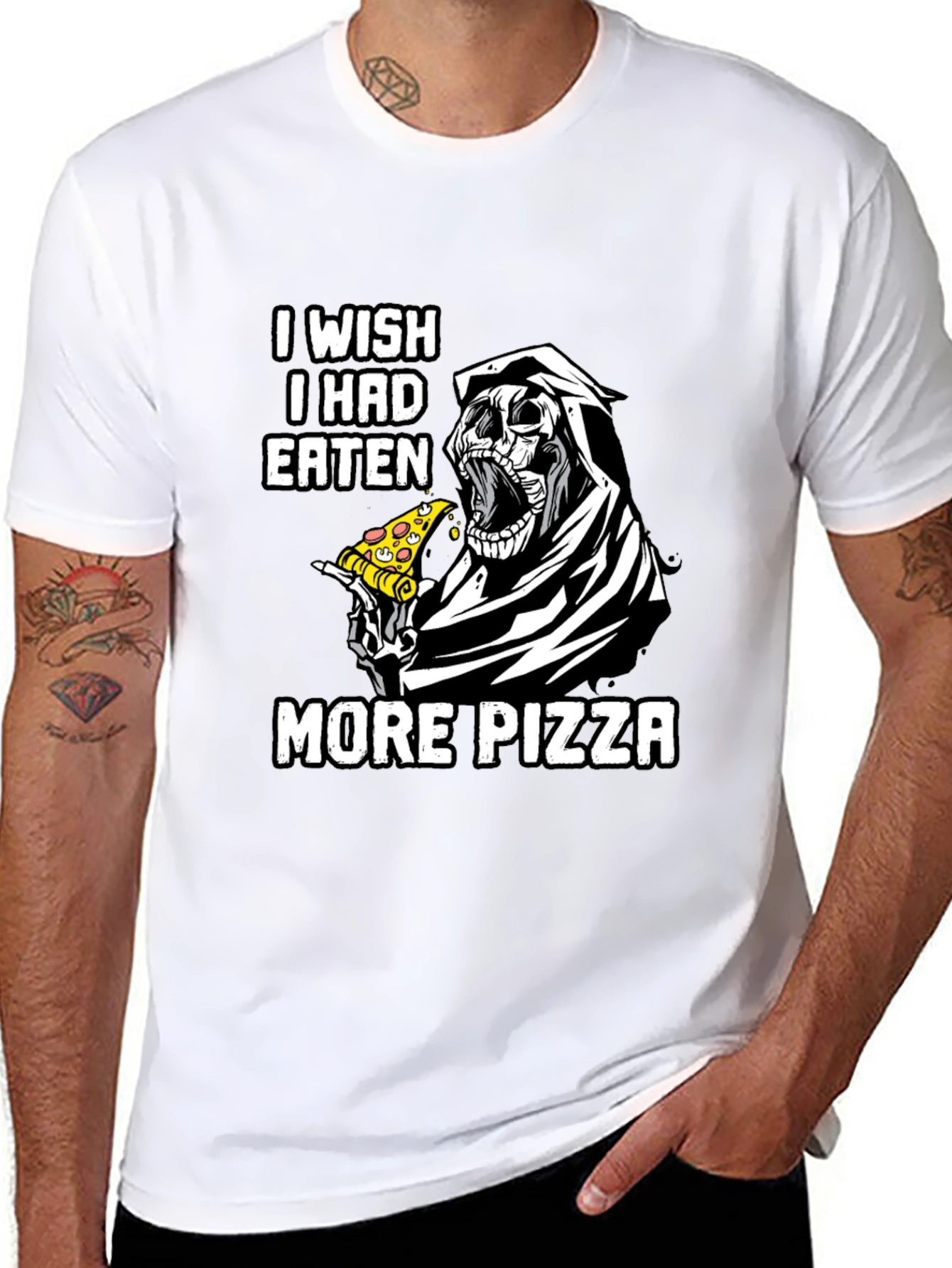 I Wish I Had Eaten More Pizza T-Shirt