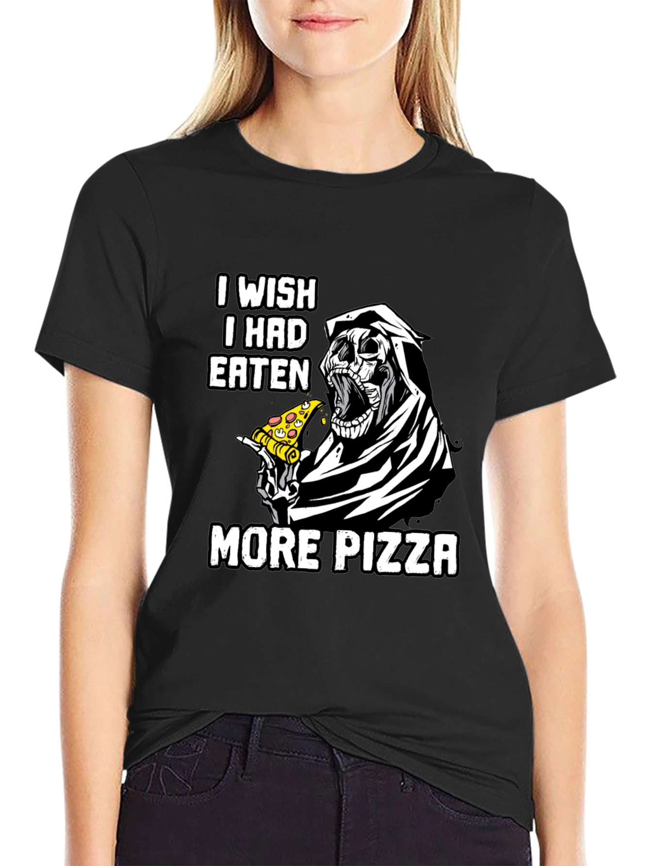 I Wish I Had Eaten More Pizza T-Shirt