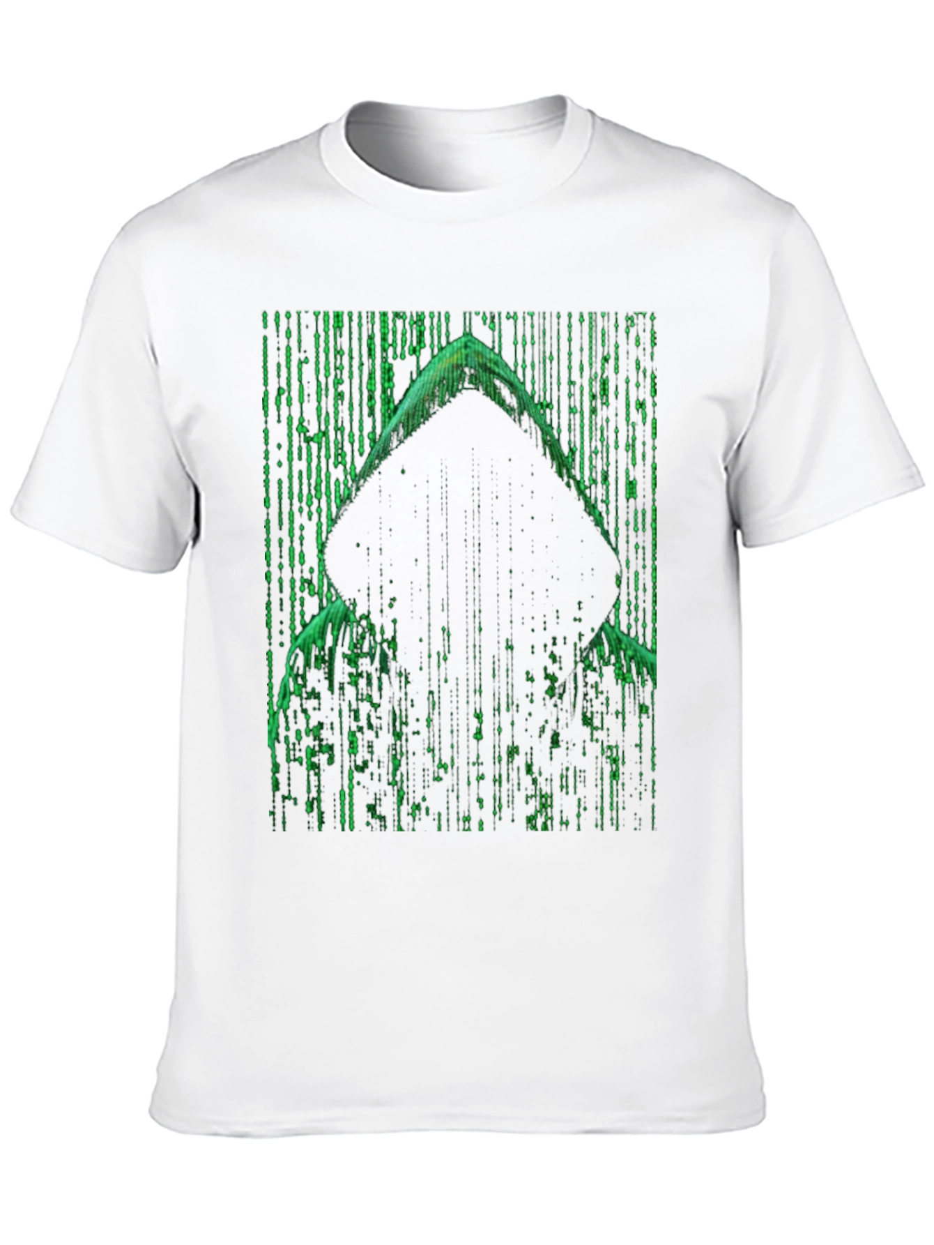 Matrix Hacker Graphic Tee - Cool Coding Style